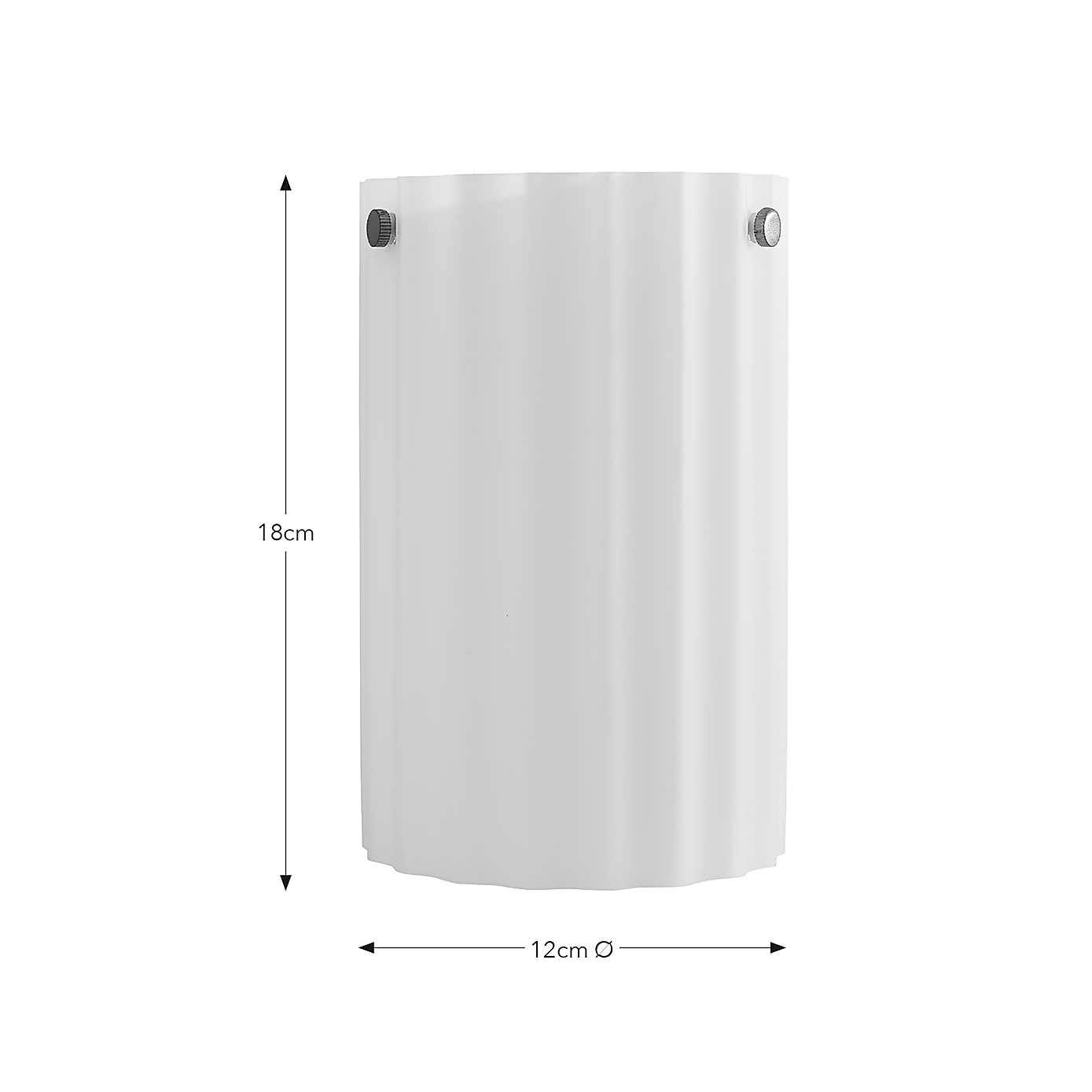 Fluted Ribbed Easy Fit Pendant Shade