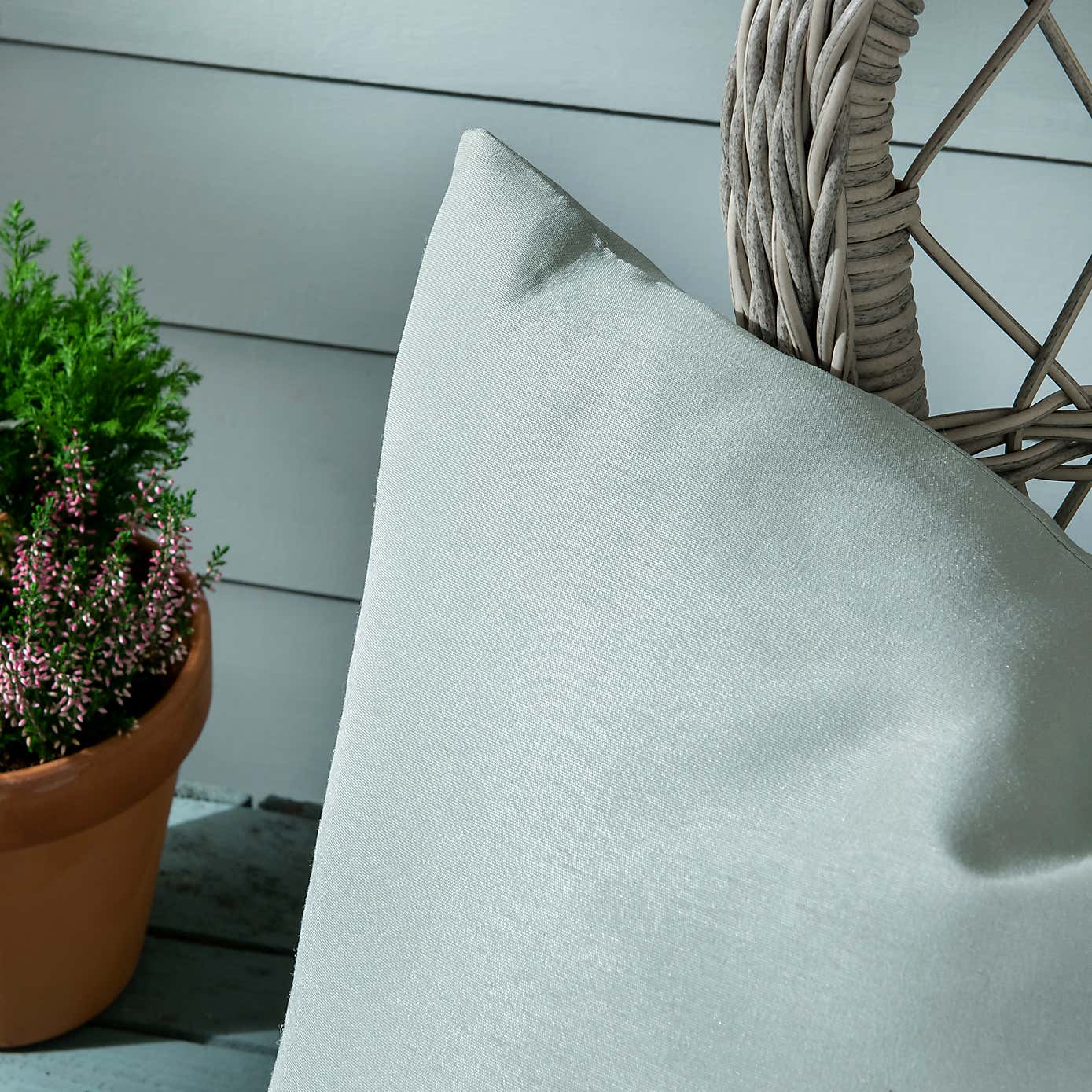 Water Resistant Plain Outdoor Square Cushion