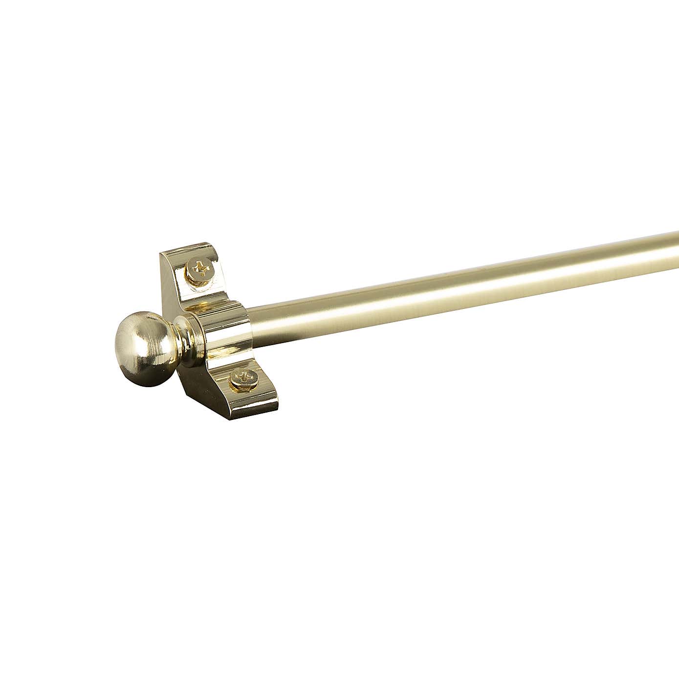 Polished Brass Stair Rod Ball Finials