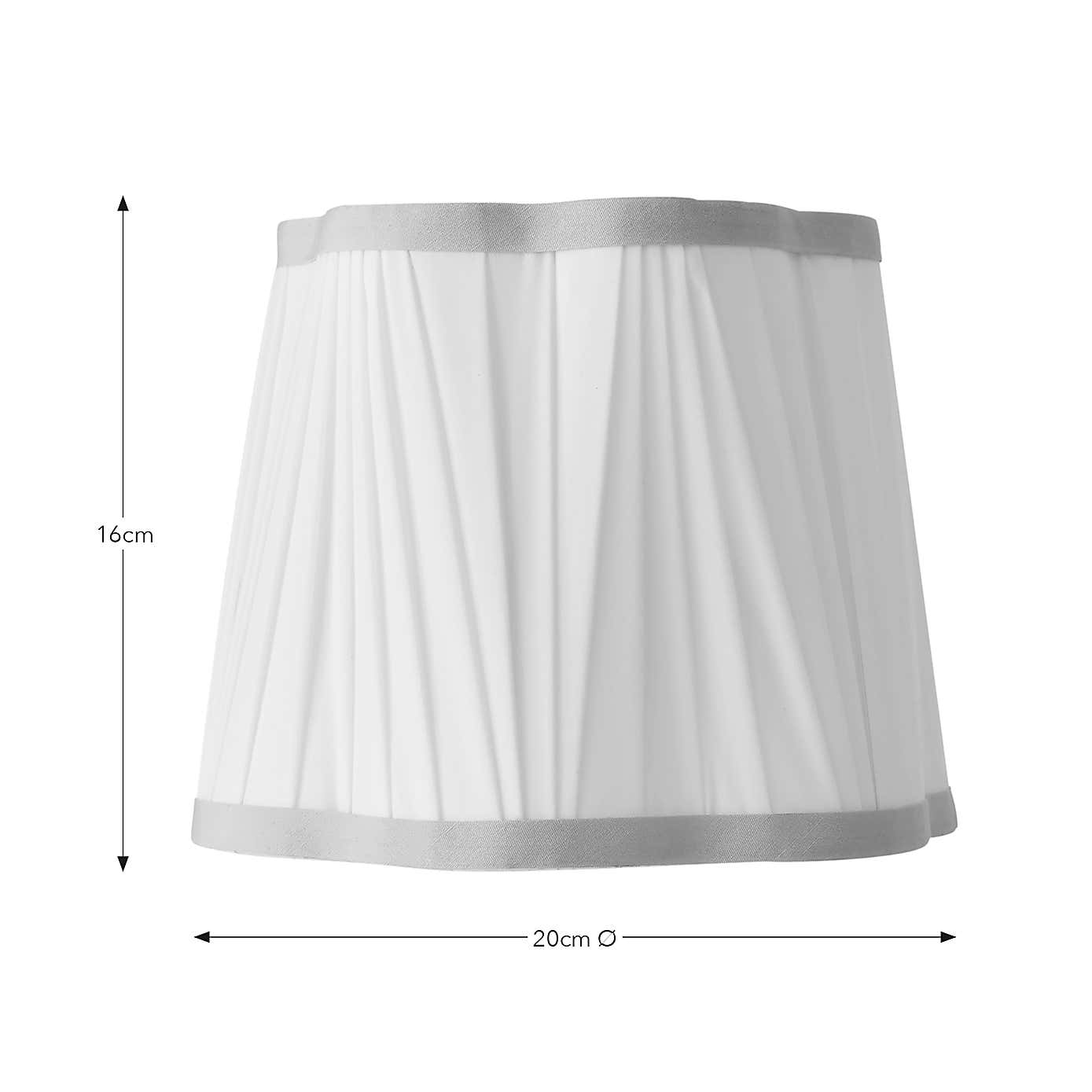 Charming Pleated Easy Fit Lamp Shade