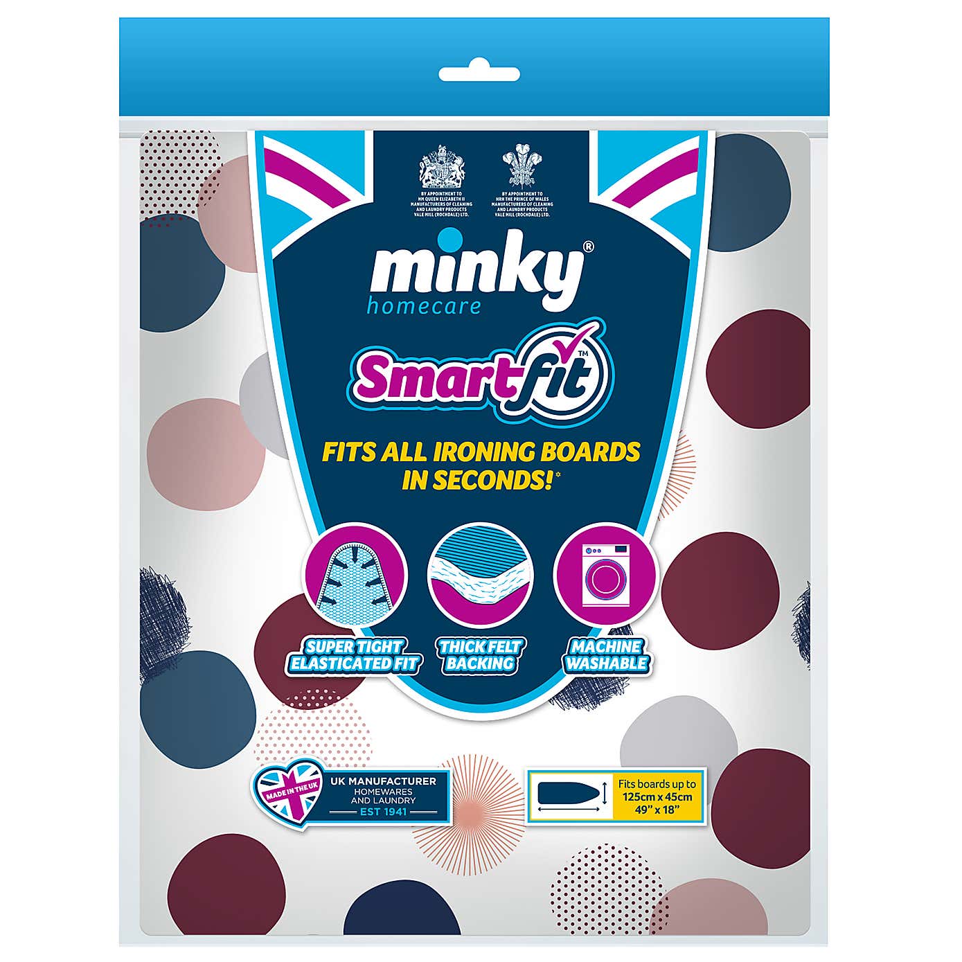 Minky Smartfit Cluster Ironing Board Cover