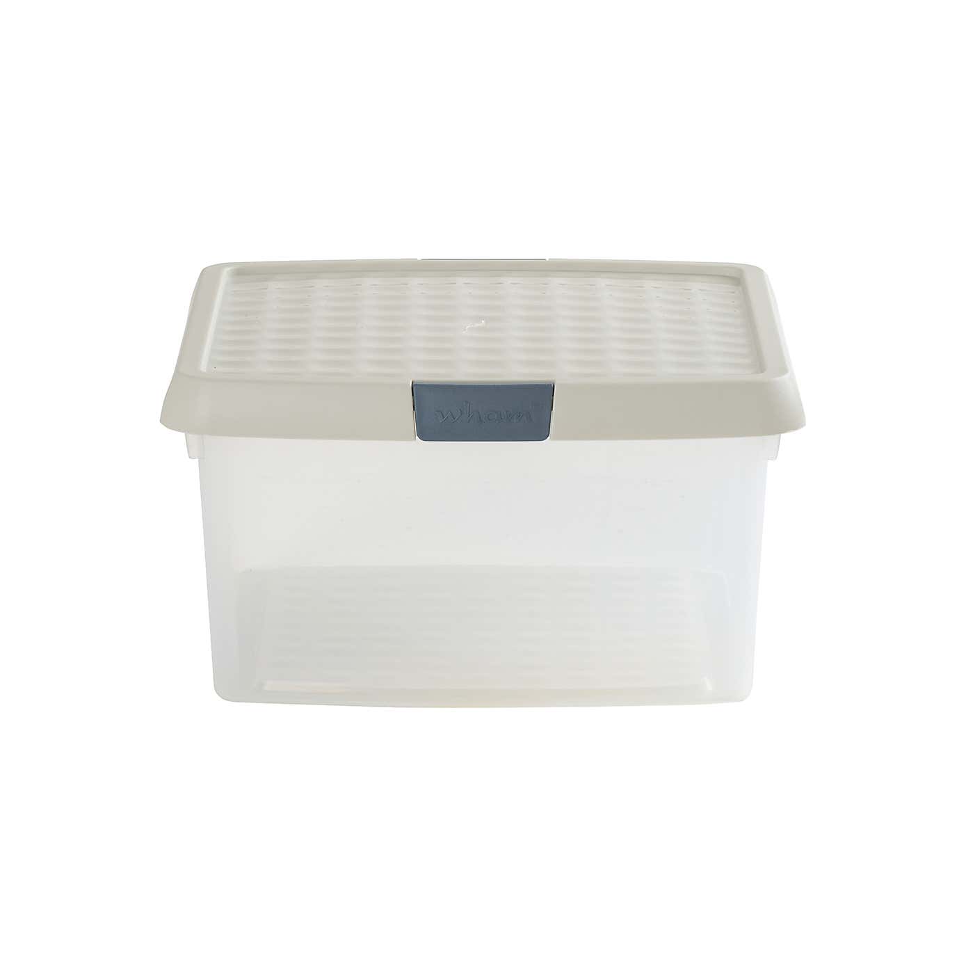 Wham Clip Pack of 4 Square Storage Boxes With Lids
