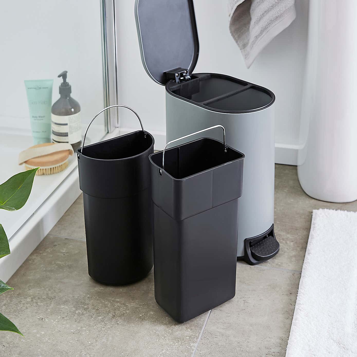 Narrow Recycling Bin