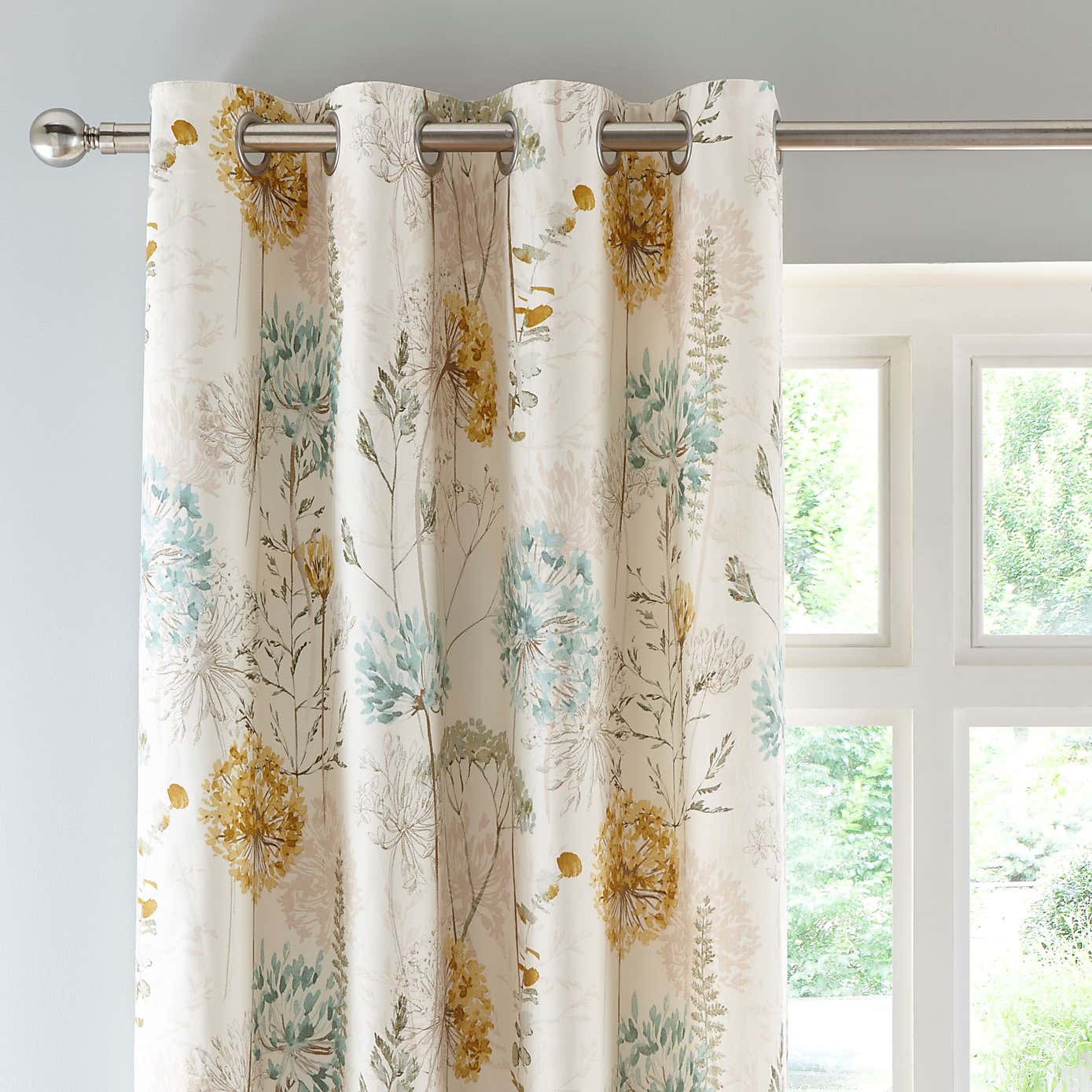 Country Meadow Eyelet Curtains