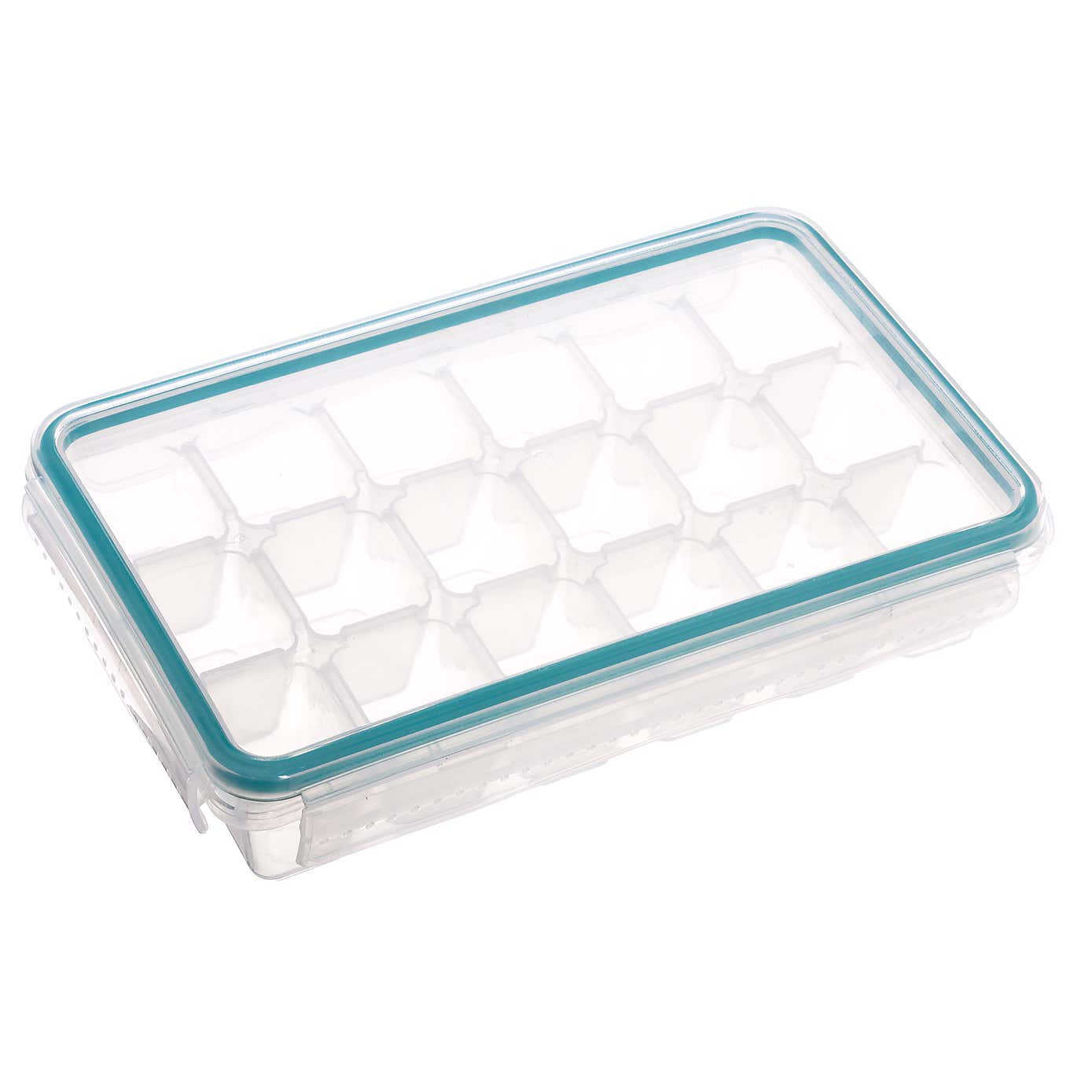 Set of 2 Clip & Lock Ice Cube Trays