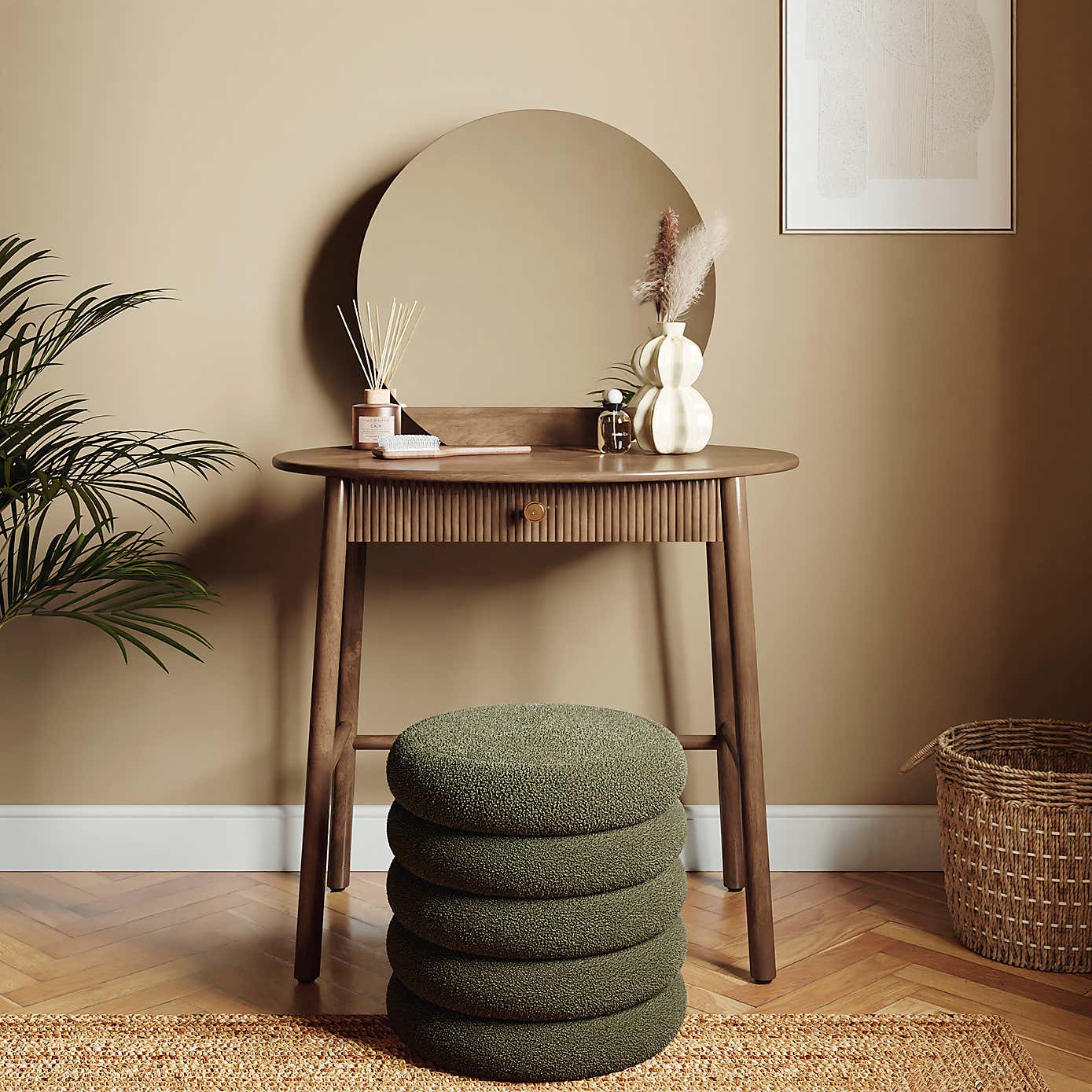 Jorja Dressing Table with Mirror