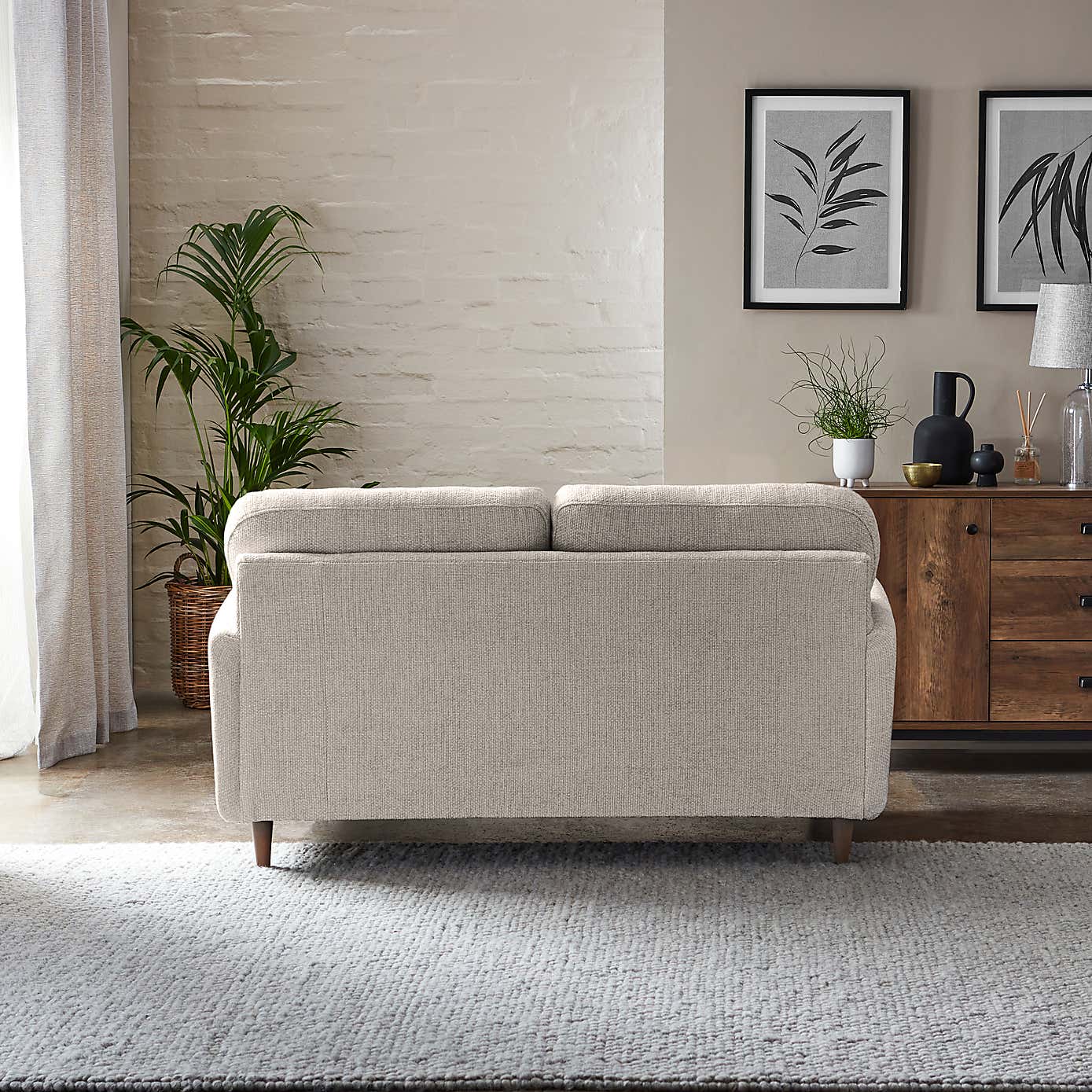 Sven Chunky Chenille 2 Seater Sofa