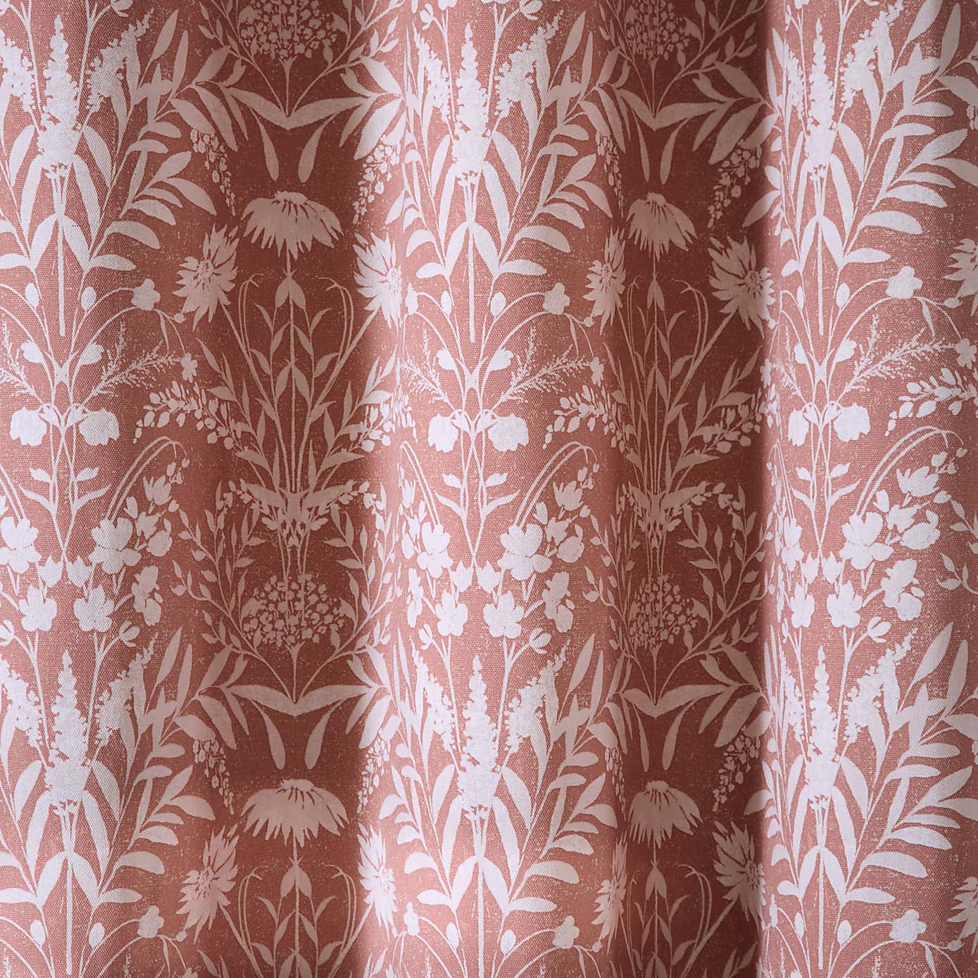 Freya Floral Pencil Pleat Curtains