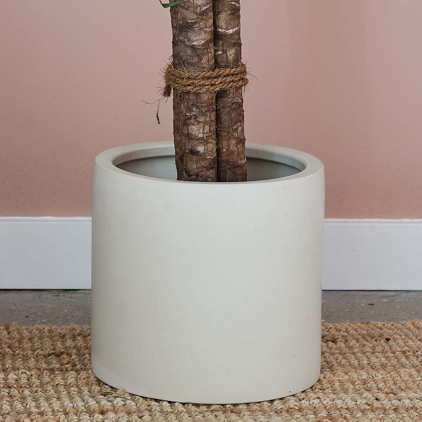 Beards and Daisies Earthenware Plant Pot