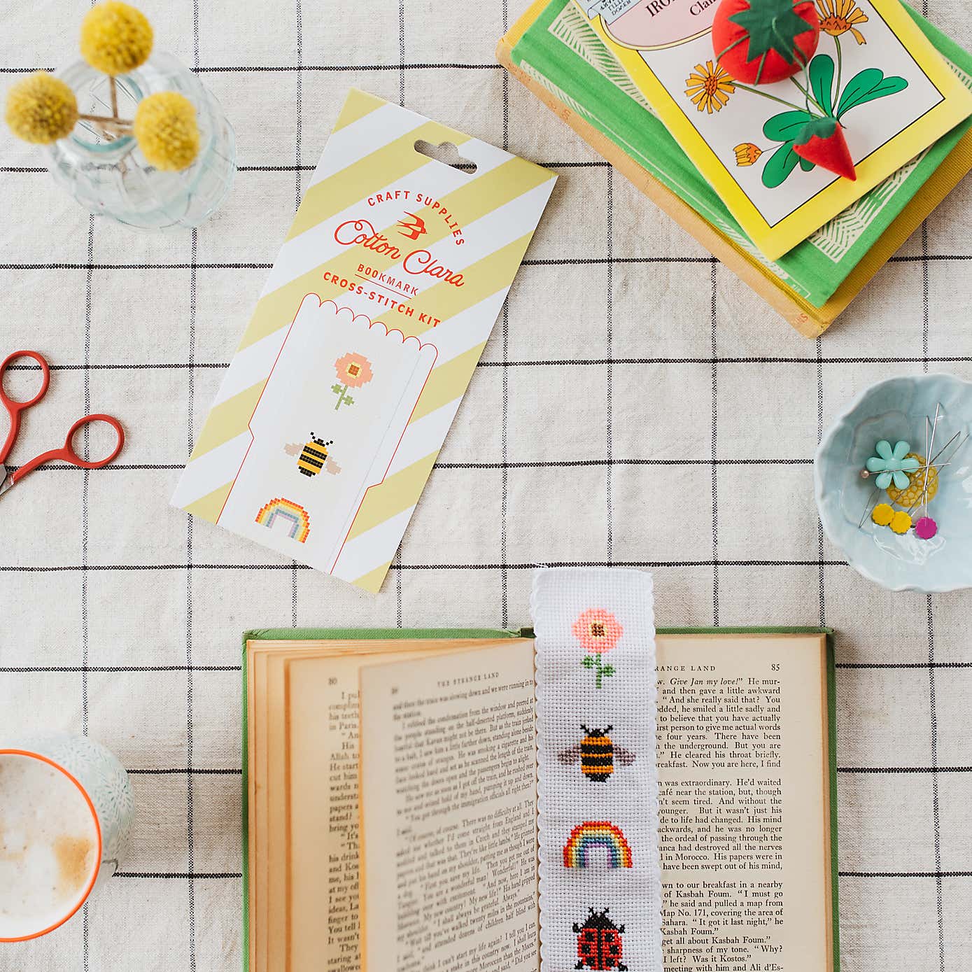 Cotton Clara Nature Bookmark Cross Stitch Kit