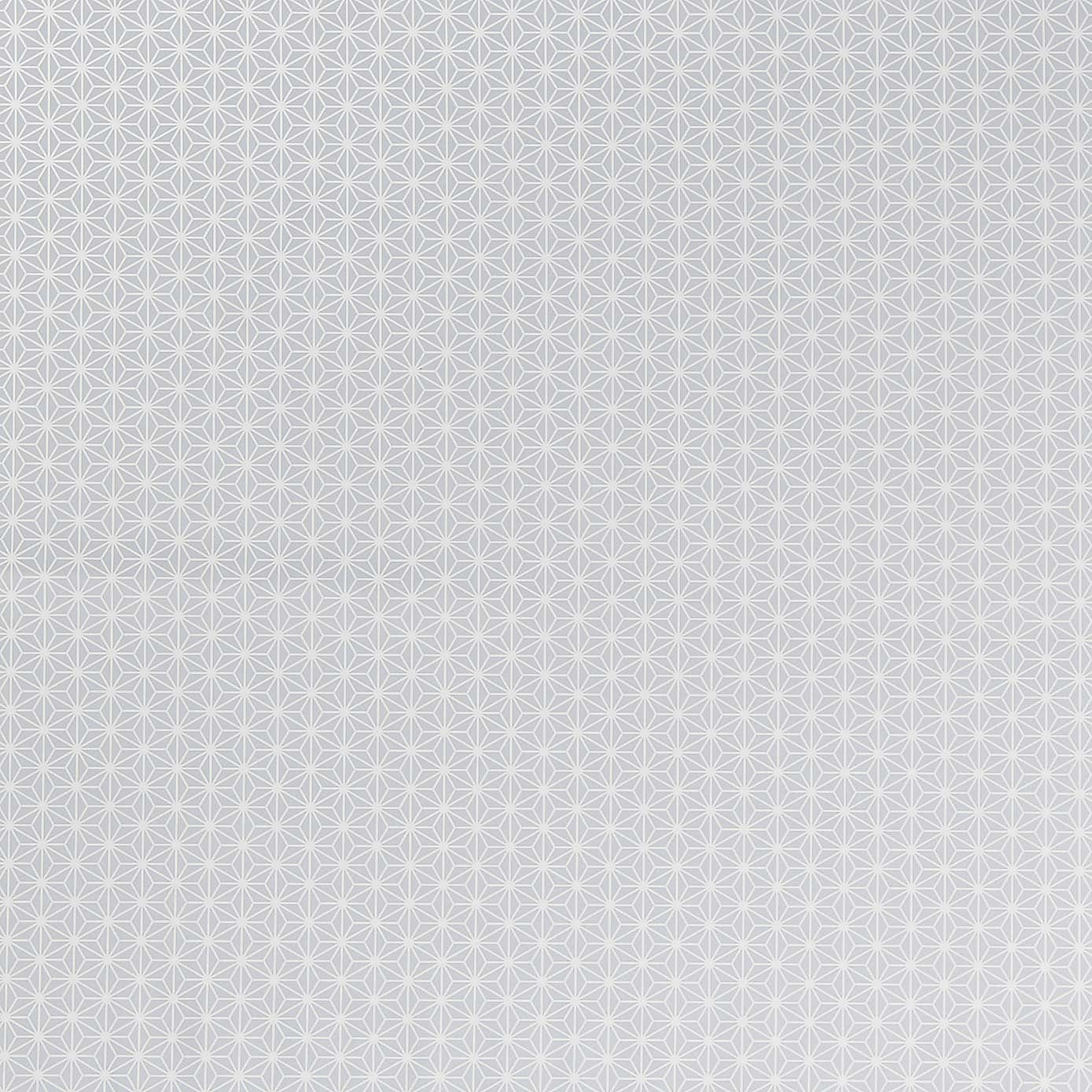 Diamond Geo Silver PVC Fabric