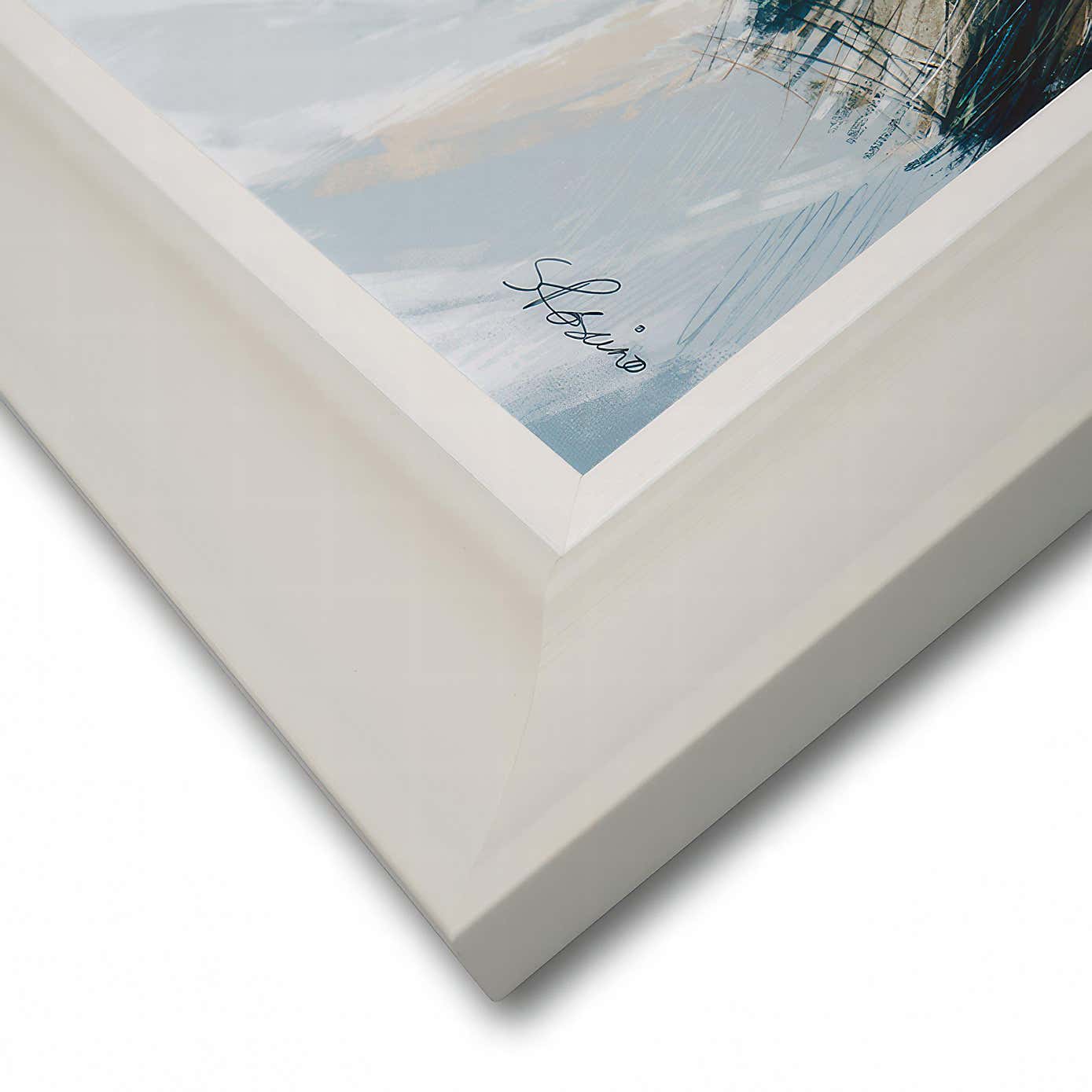 Cedar & Sage White Sails Framed Canvas