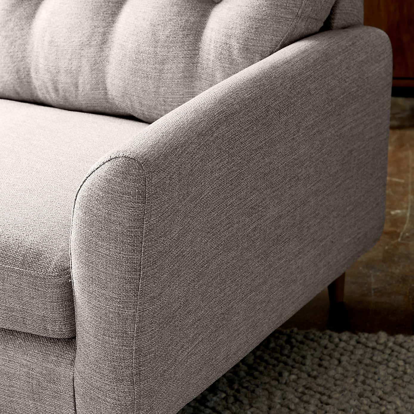 Sven Tonal Weave 2 Seater Sofa