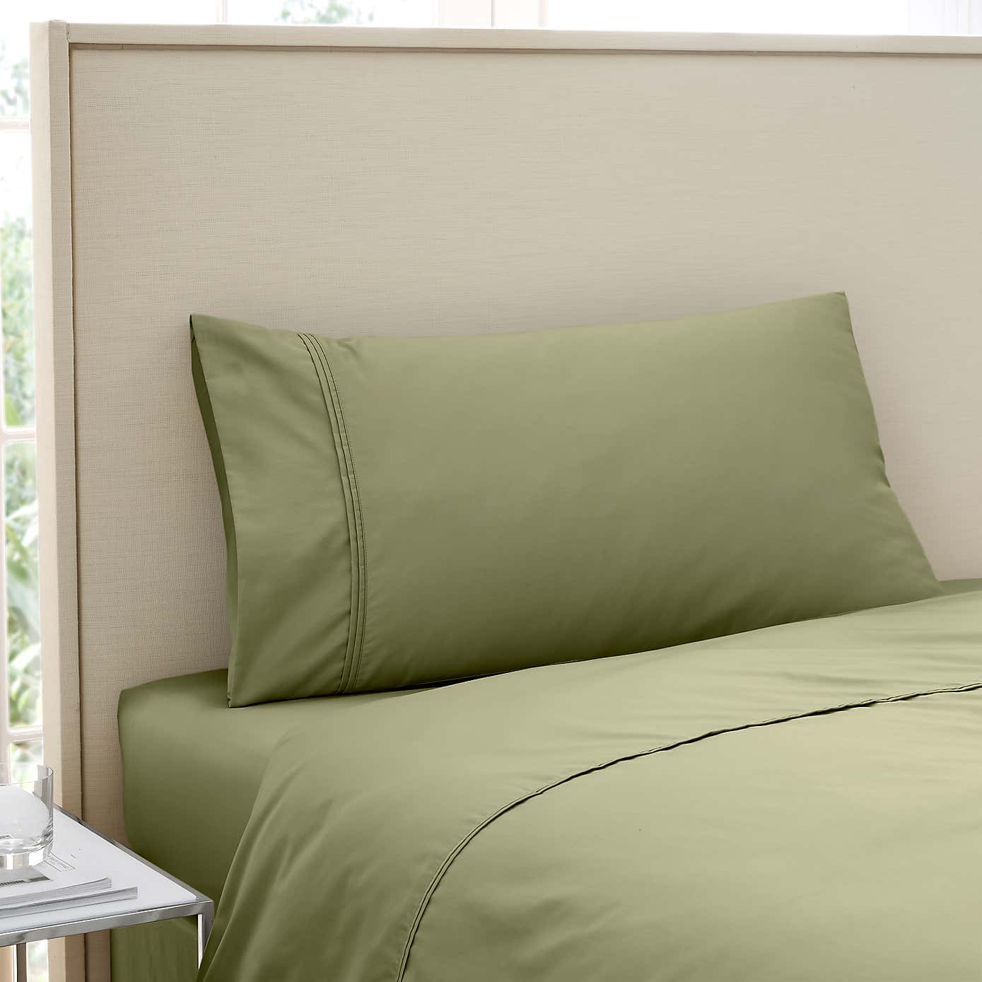 Dorma 500 Thread Count 100% Cotton Sateen Standard Kingsize Pillowcase
