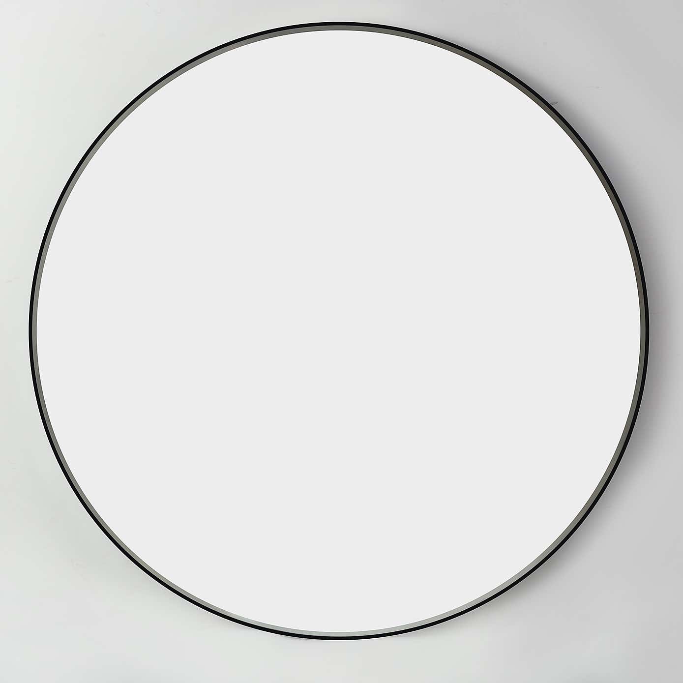 Apartment Round Frame Wall Mirror