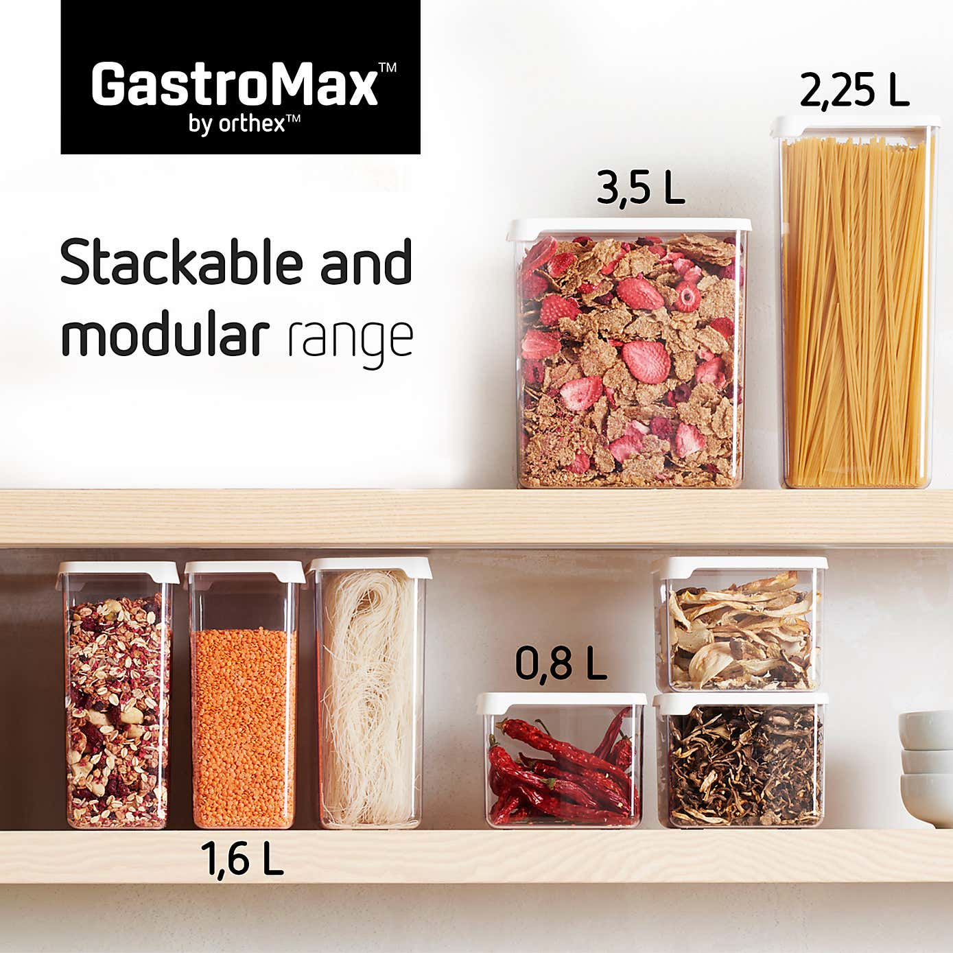 GastroMax Dry Foodkeeper Set of 3