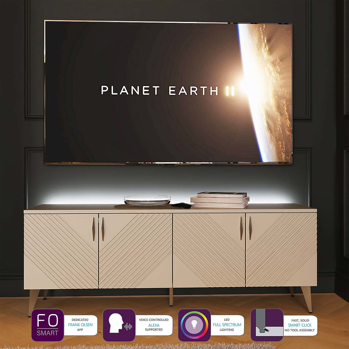 Ava Extra Wide TV Stand for TVs up to 70"