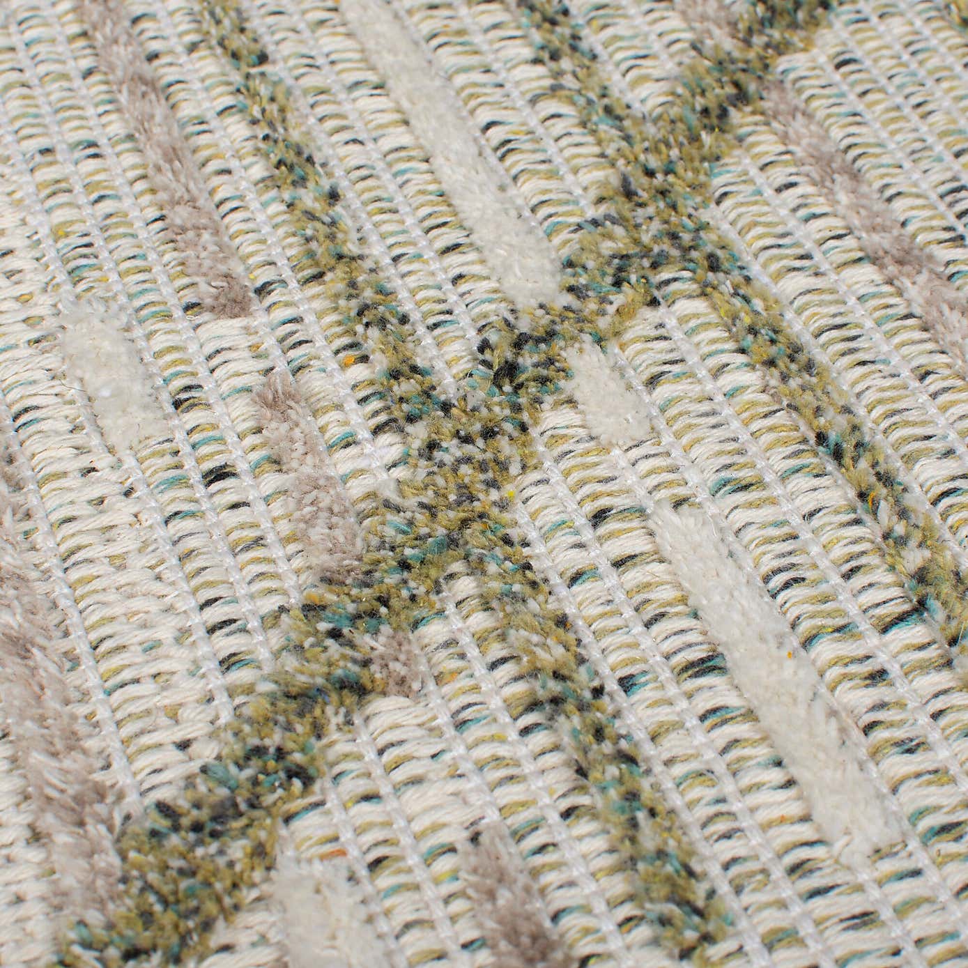 Diamond Tufted Washable Runner