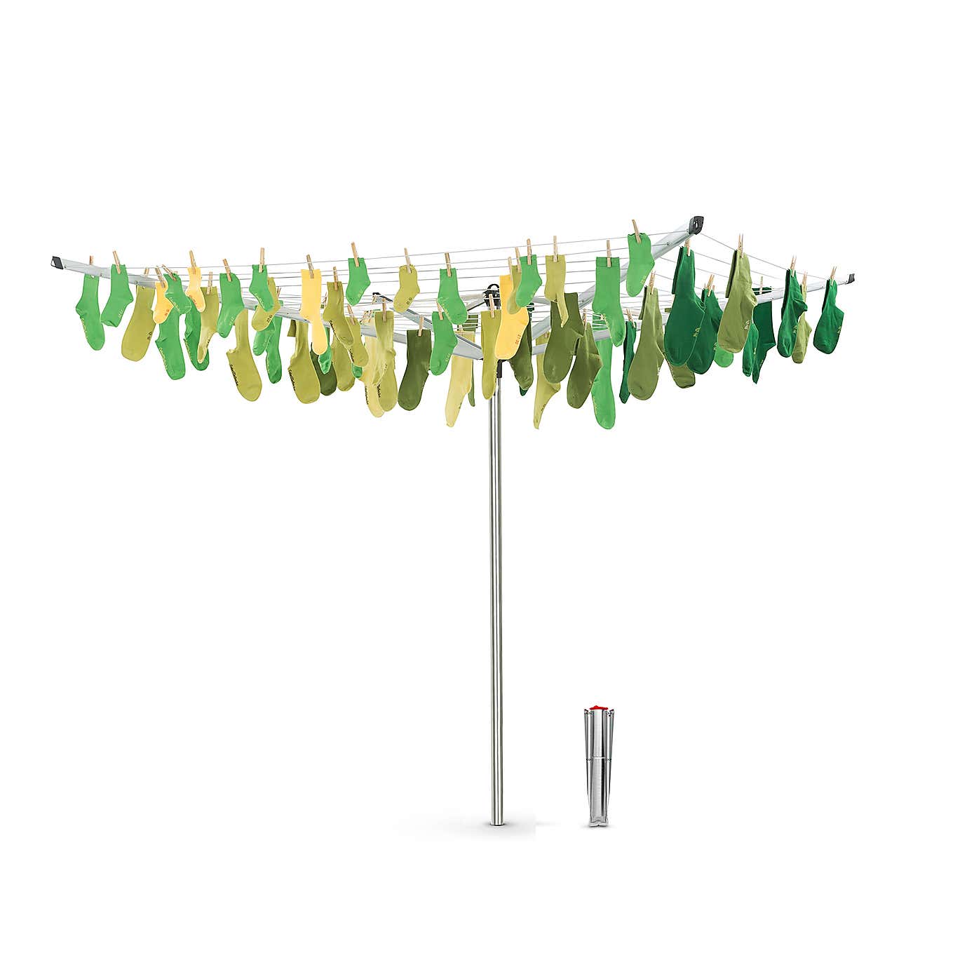 Brabantia 40 Metre 4 Arm Top Spinner Rotary Washing Line