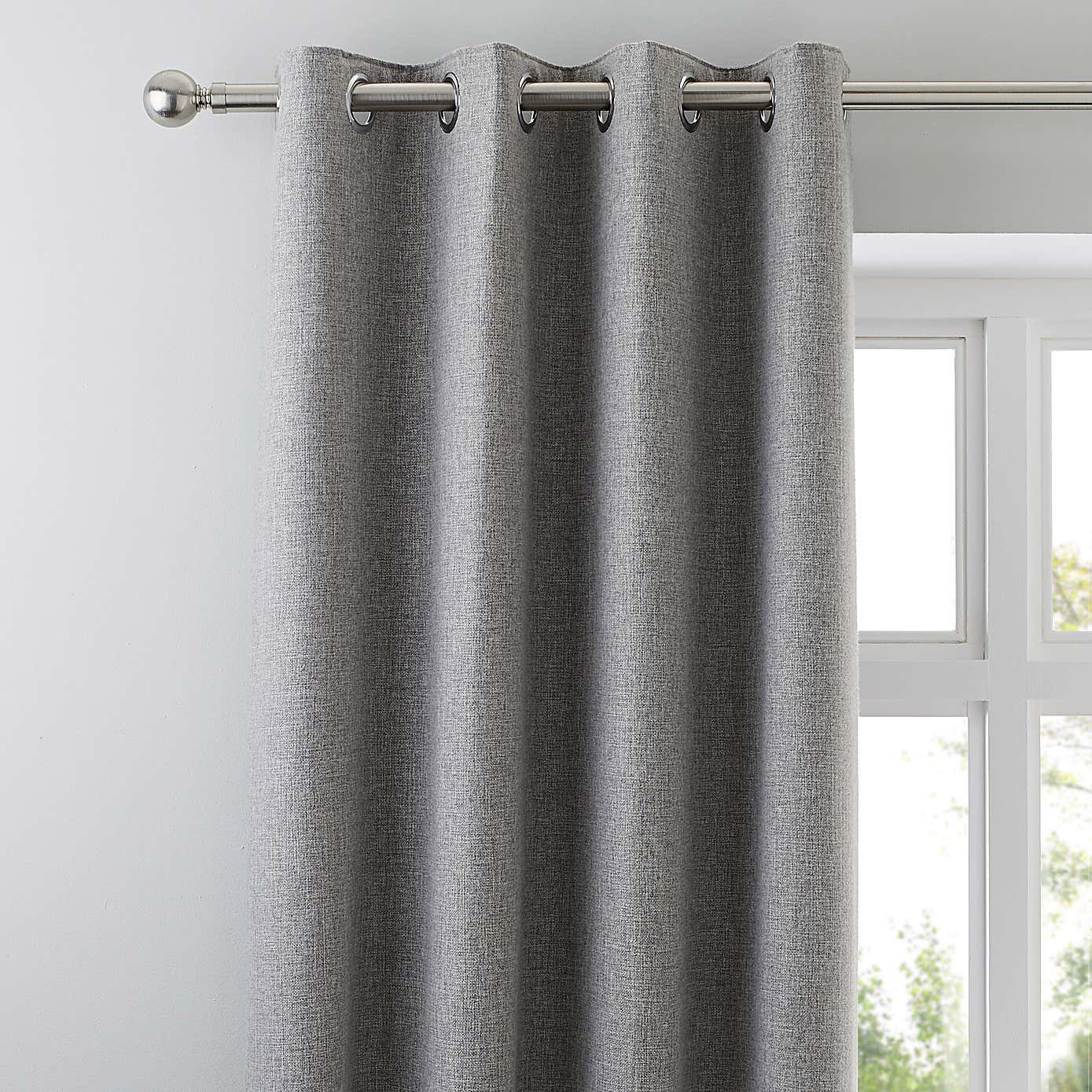 Jennings Natural Thermal Eyelet Curtains