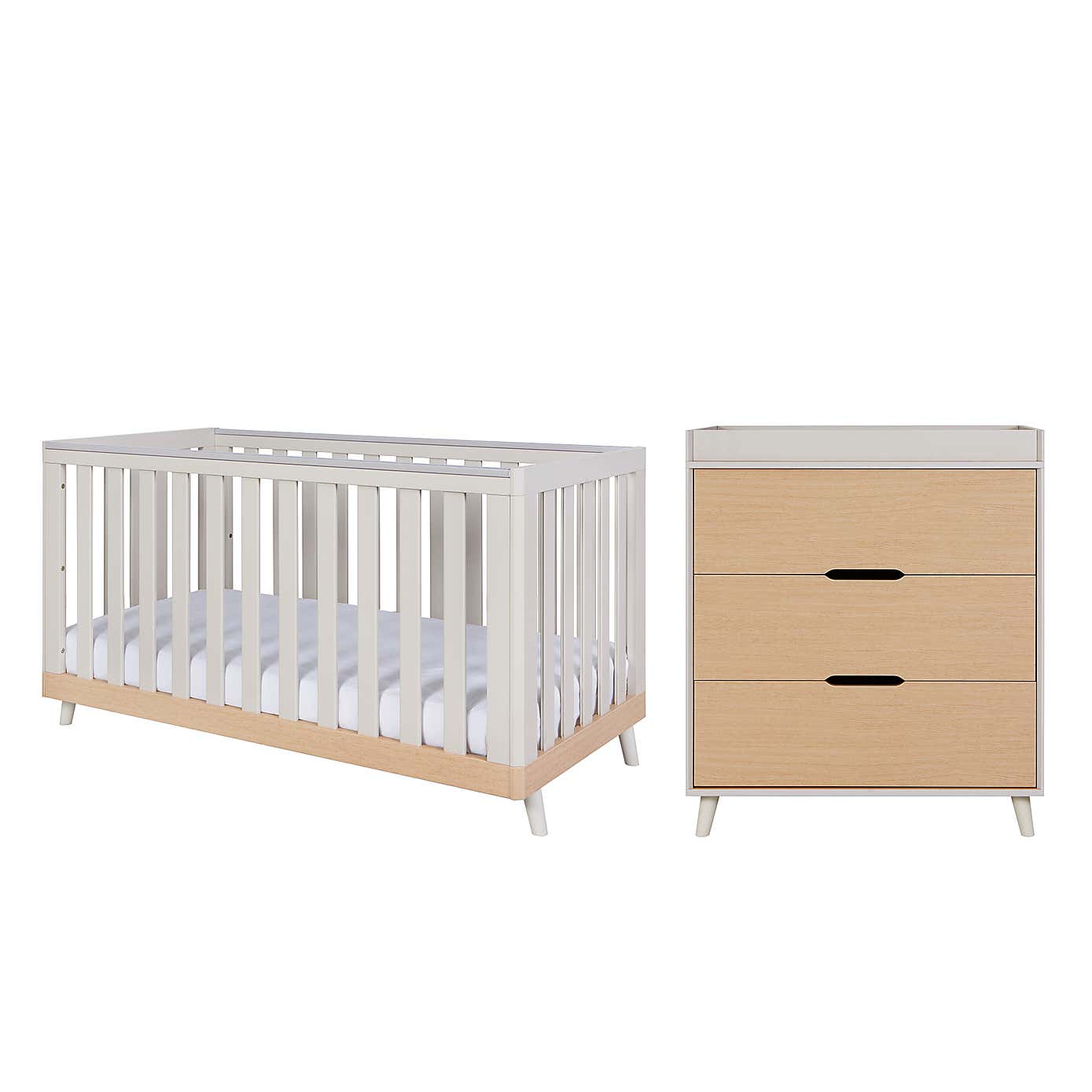 Tutti Bambini Hygge 2 Piece Nursery Furniture Set