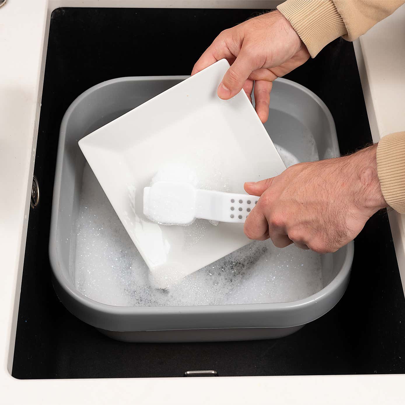 Addis Soft base Washing Up Bowl and Brush Set