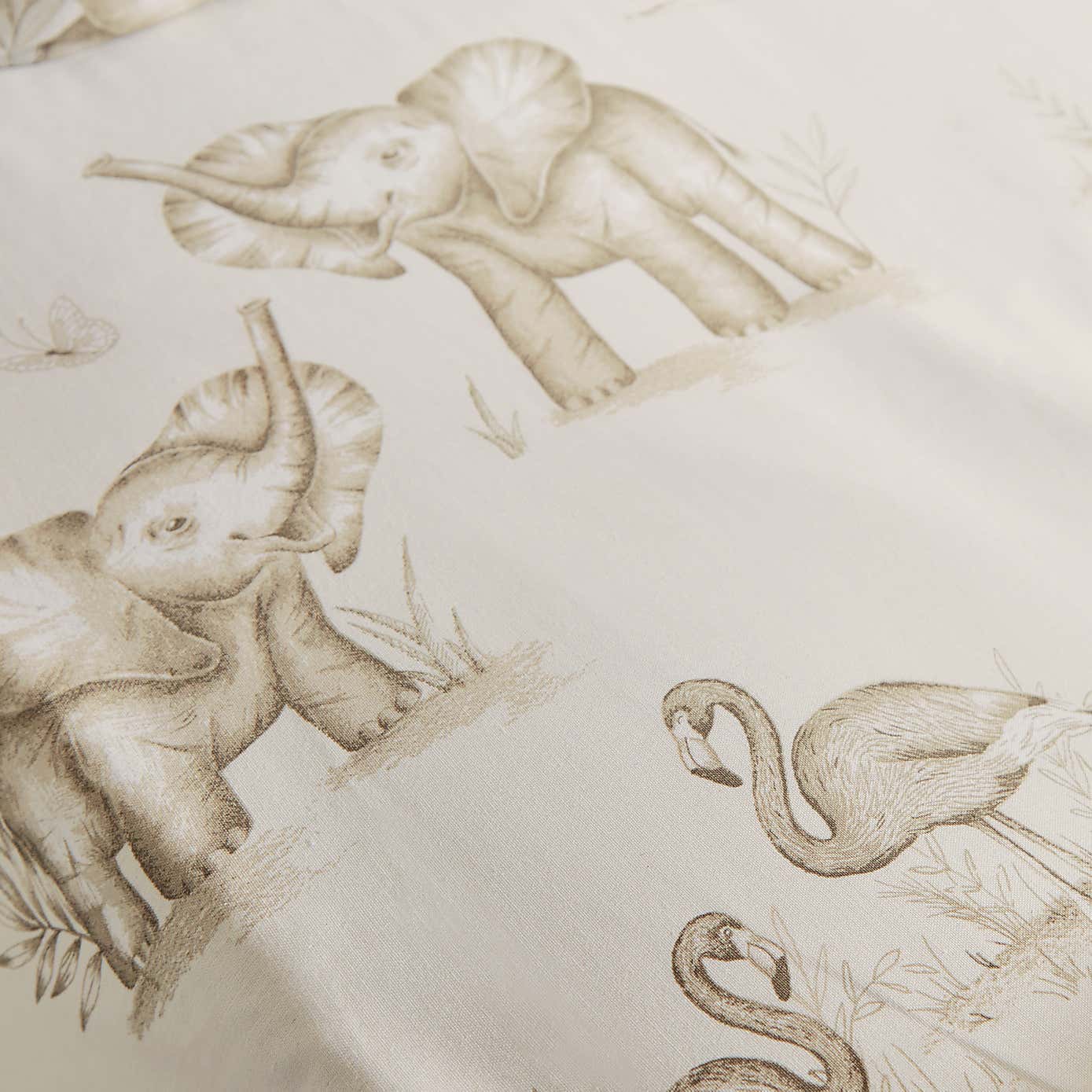 Sketched Animal Set of 2 Fitted Sheets