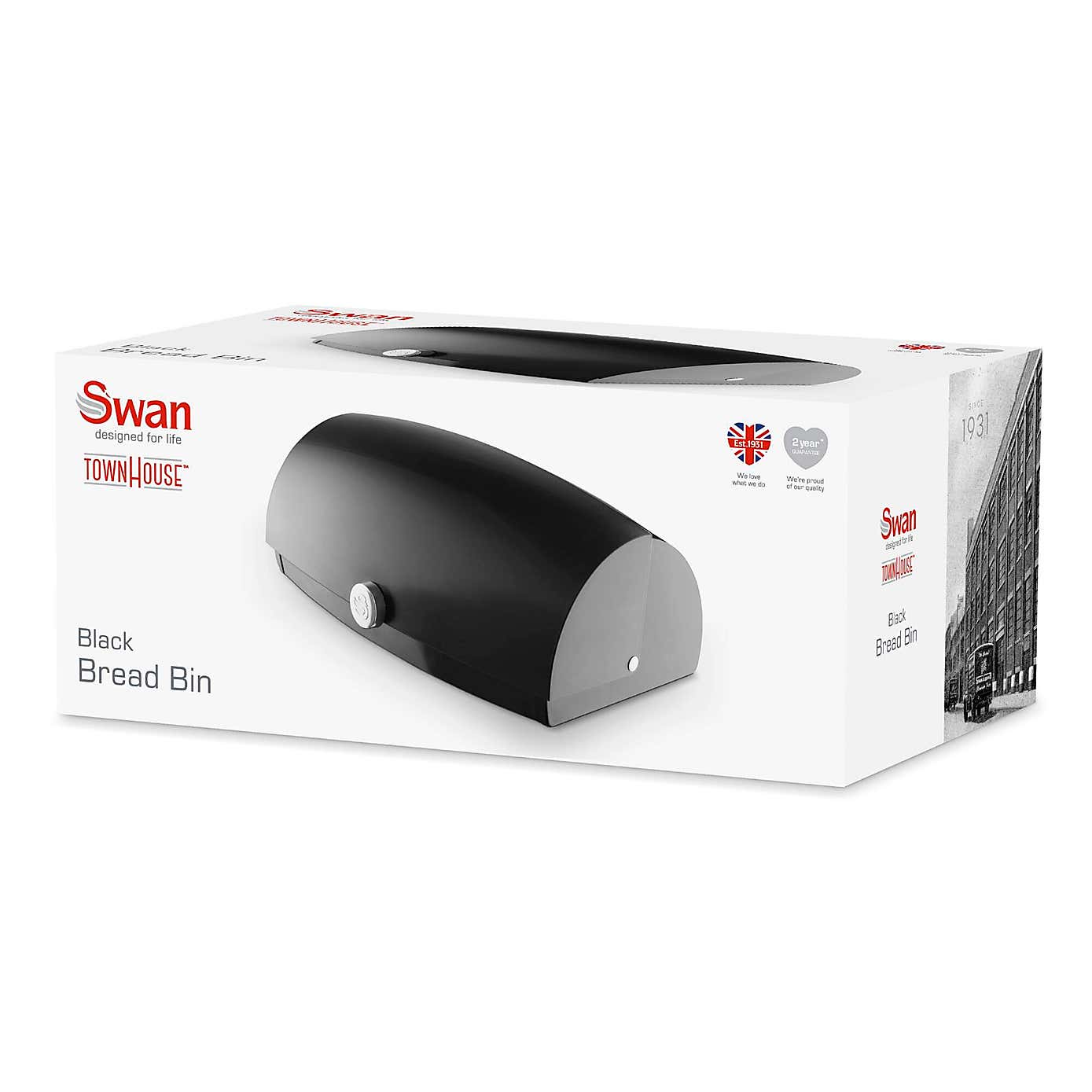Swan Townhouse Bread Bin