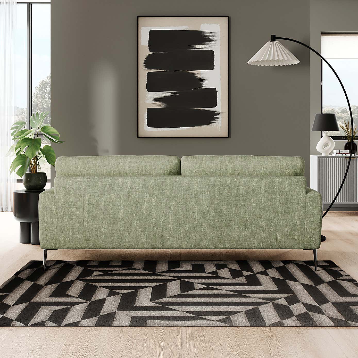 Lawson Chunky Tonal Weave 4 Seater Sofa