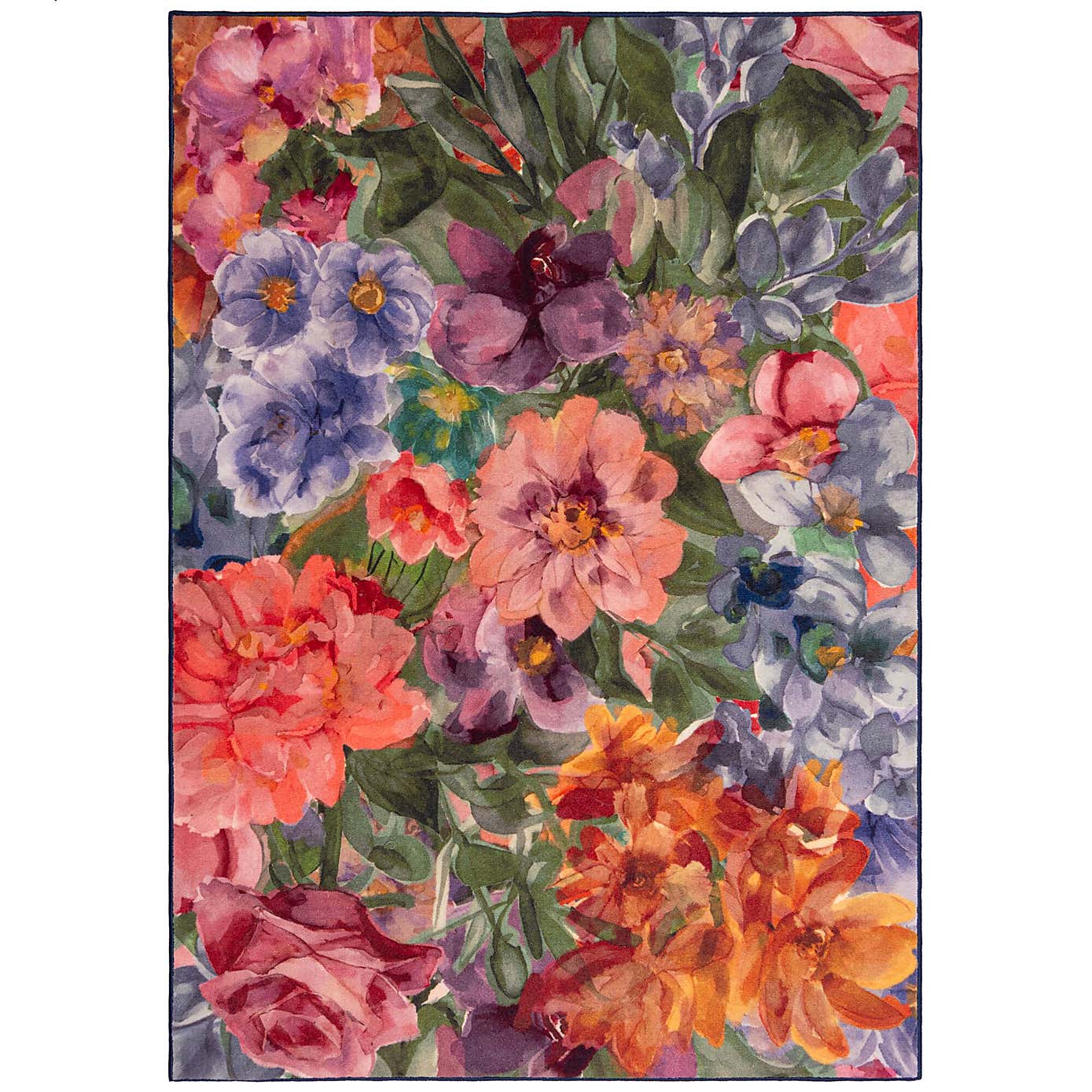 Primrose Floral Wool Rug