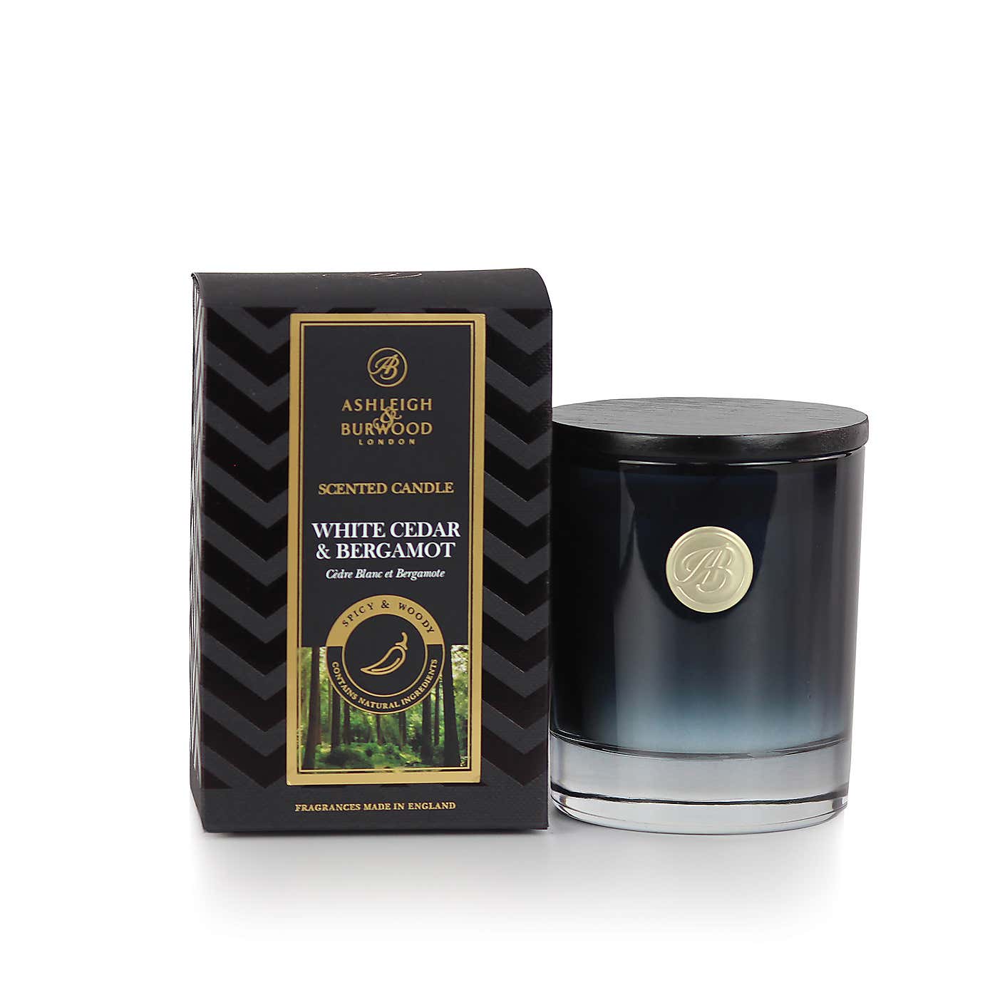 Ashleigh & Burwood White Cedar and Bergamot Scented Candle