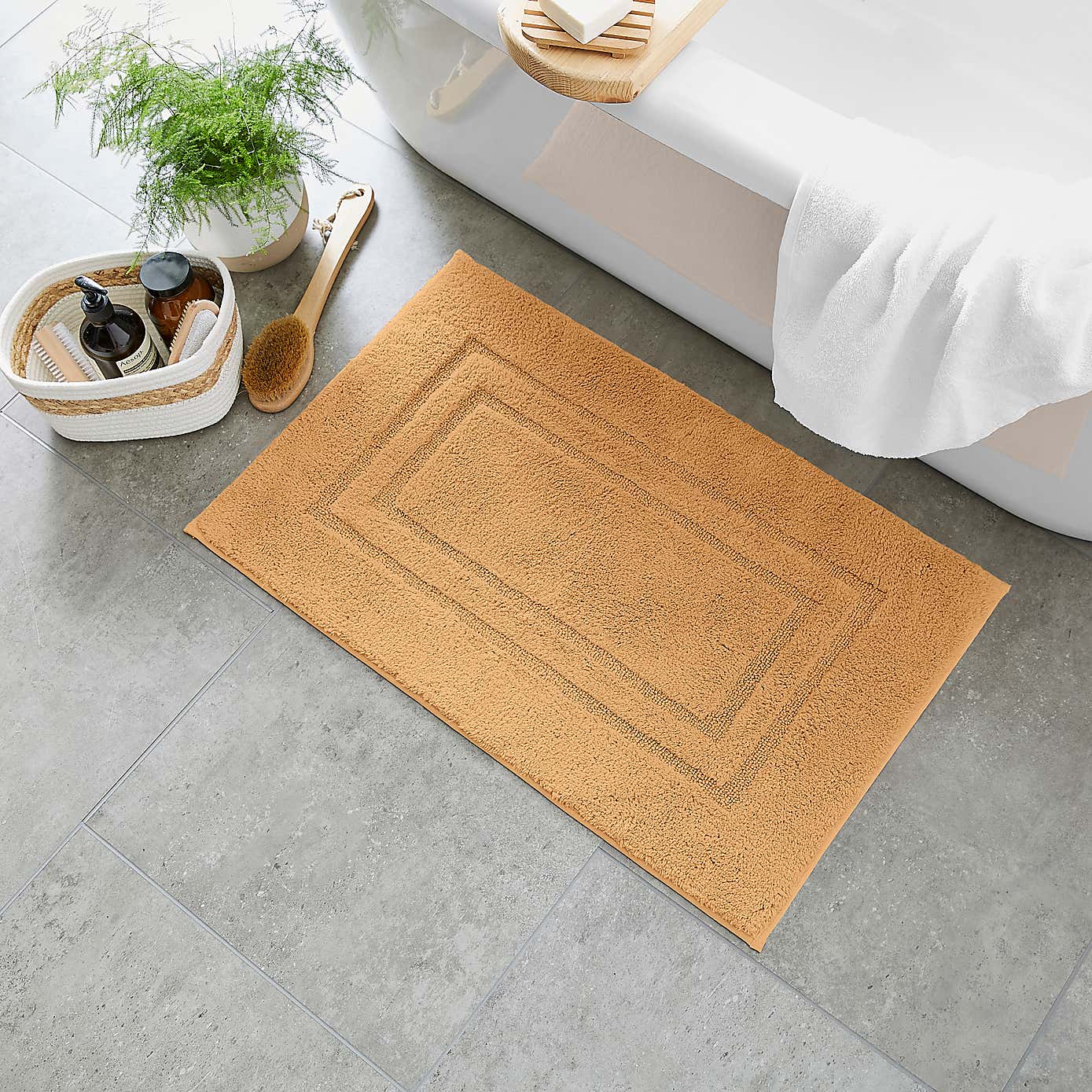 Luxury Cotton Bath Mat