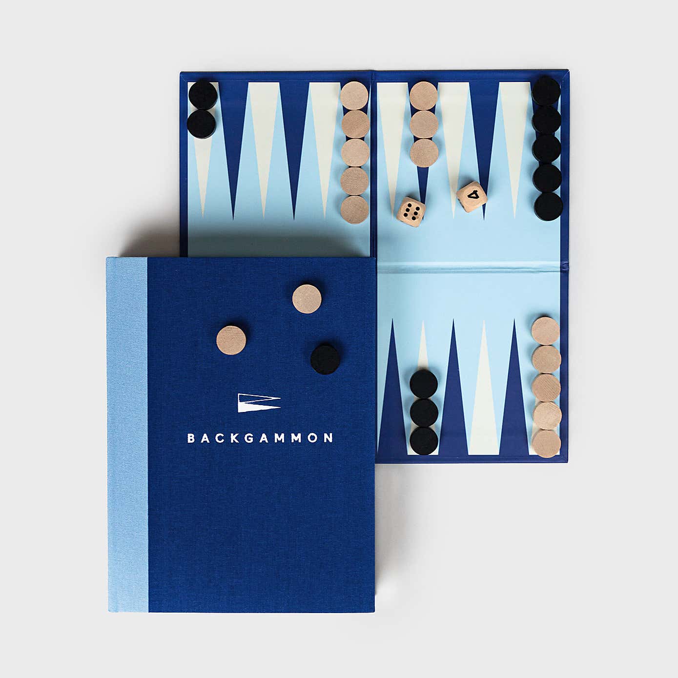 Luckies Backgammon In A Book Game