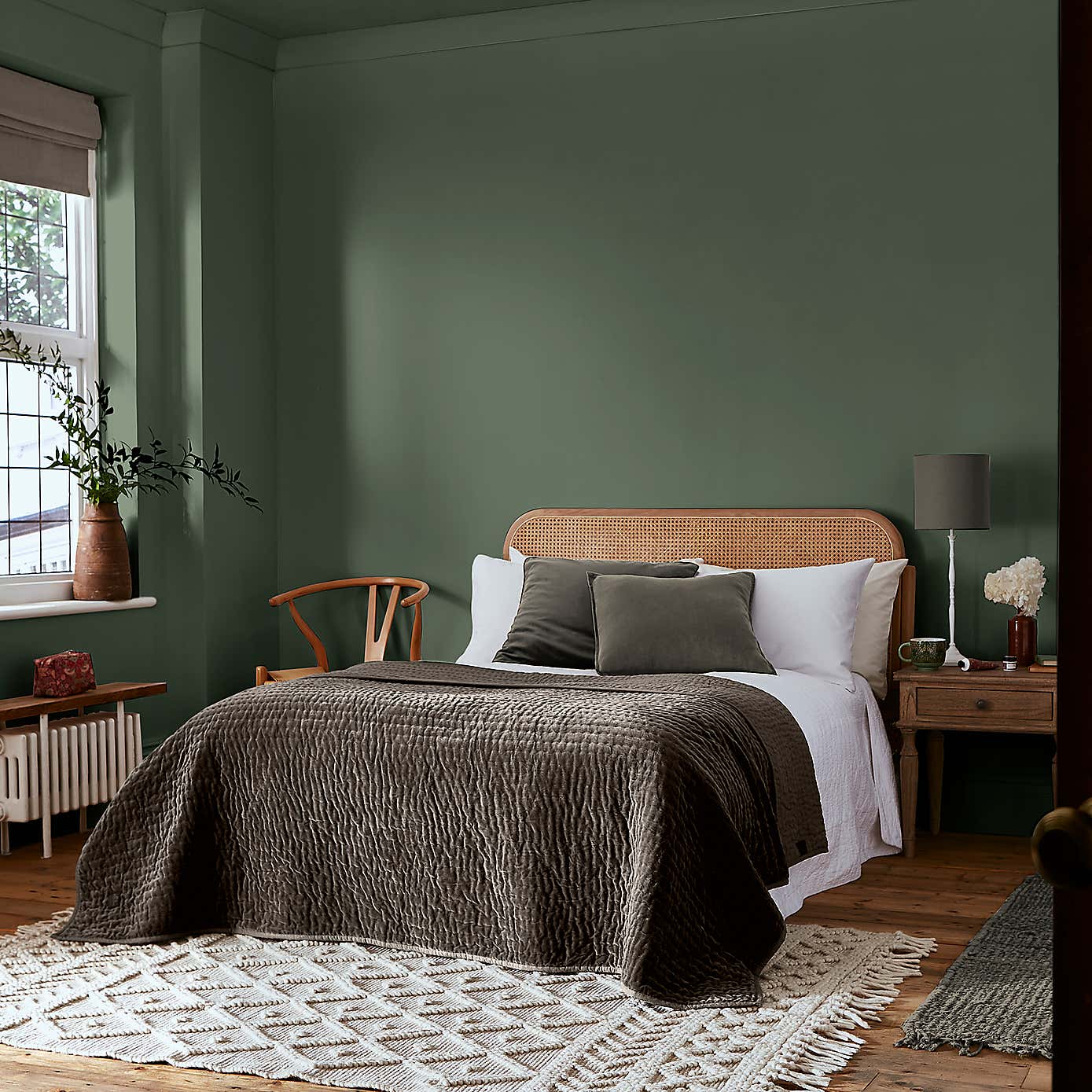 William Morris At Home Olive Character Gallery Emulsion Paint