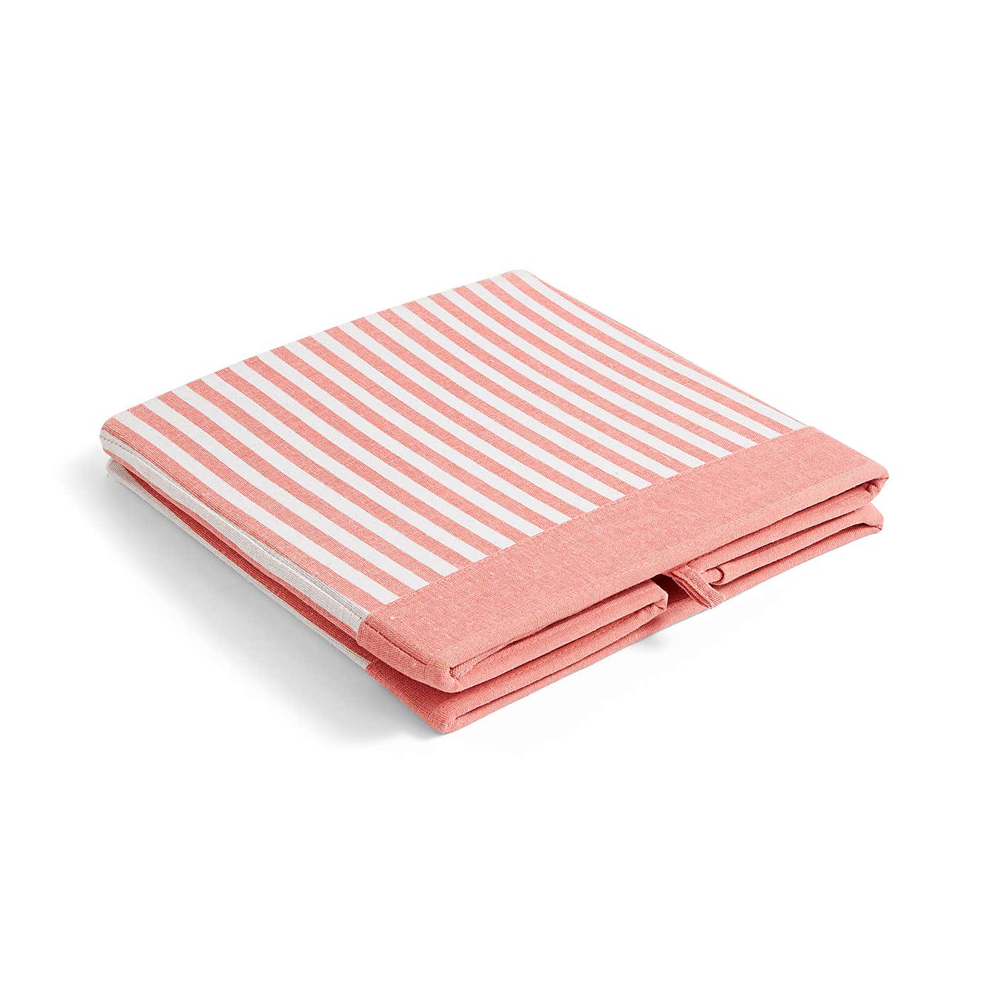 Set of 2 Stripe Foldable Boxes