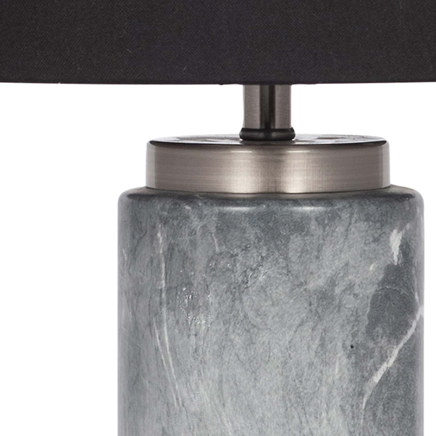 Carrara Grey Tall Table Lamp