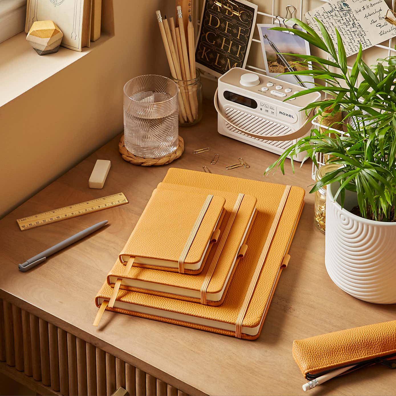 Waters and Noble Premium Faux Leather Notebook