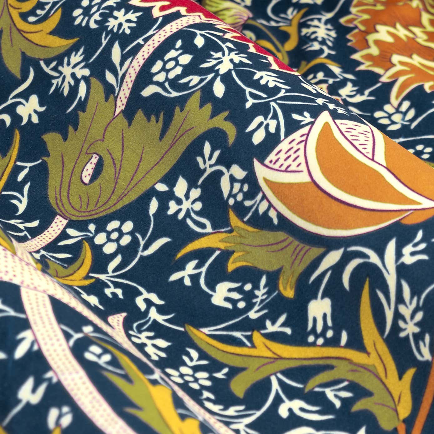 Morris & Co. Cray Chenille Pencil Pleat Curtains