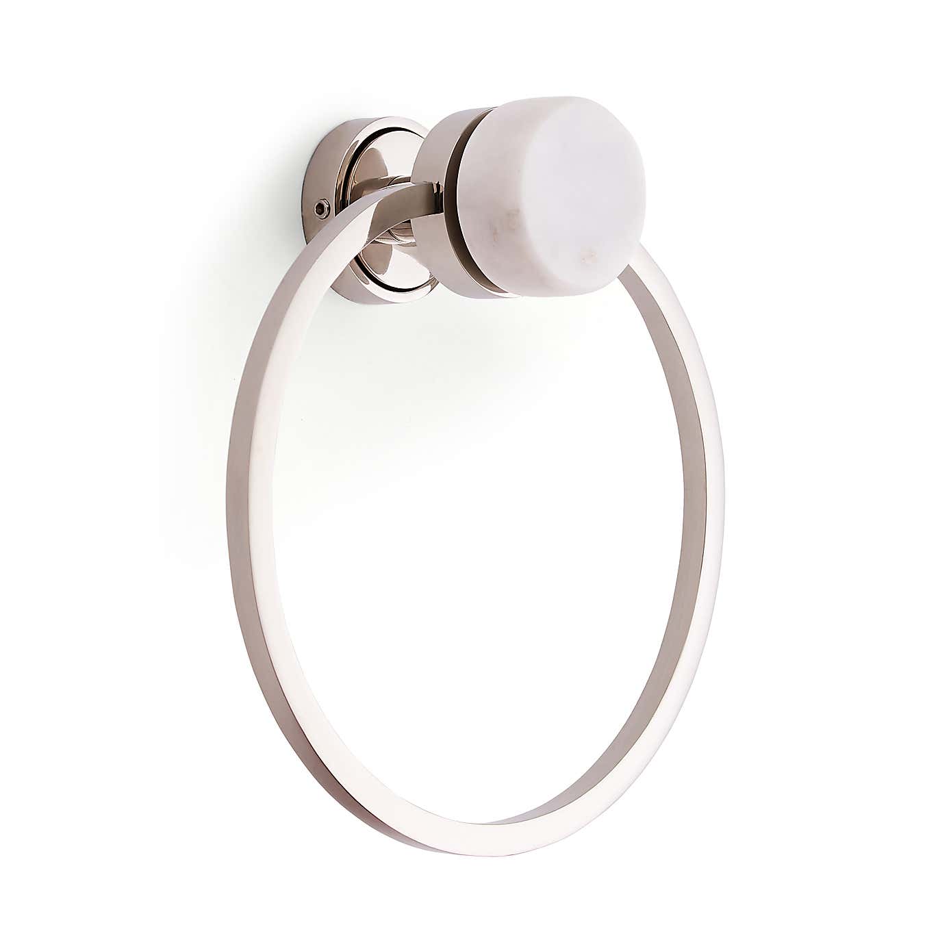 Dorma Purity Marble Towel Ring