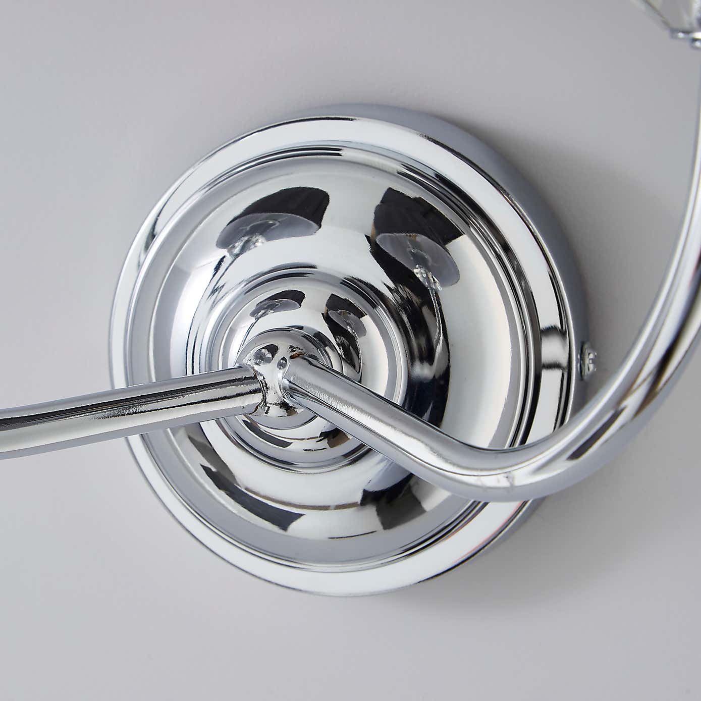 Dorma Genevieve 2 Light Grey Wall Light