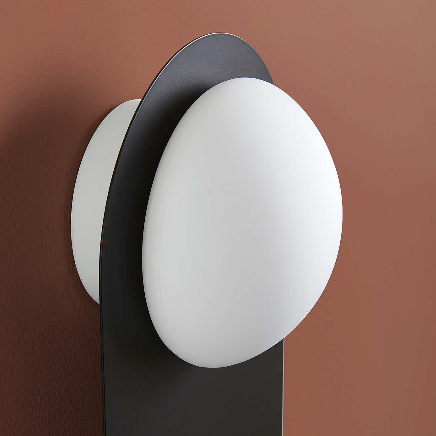 Elements Harton Shelved Wall Light