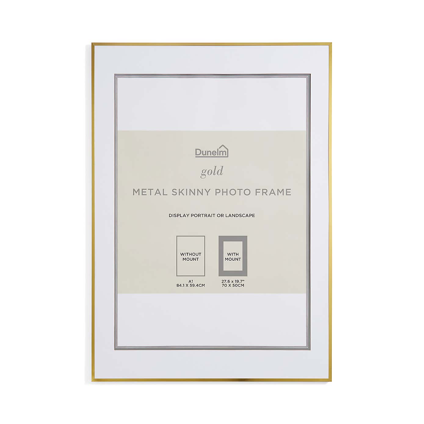 Skinny Metal Photo Frame