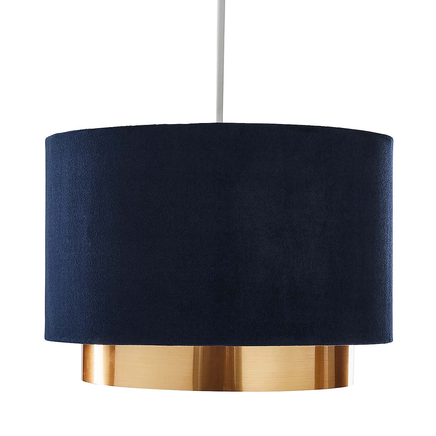 Nesa Two Tier Velvet Lamp Shade