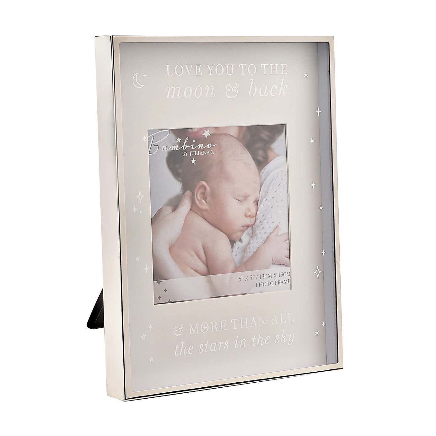 Bambino Metal Plated Moon & Back Photo Frame