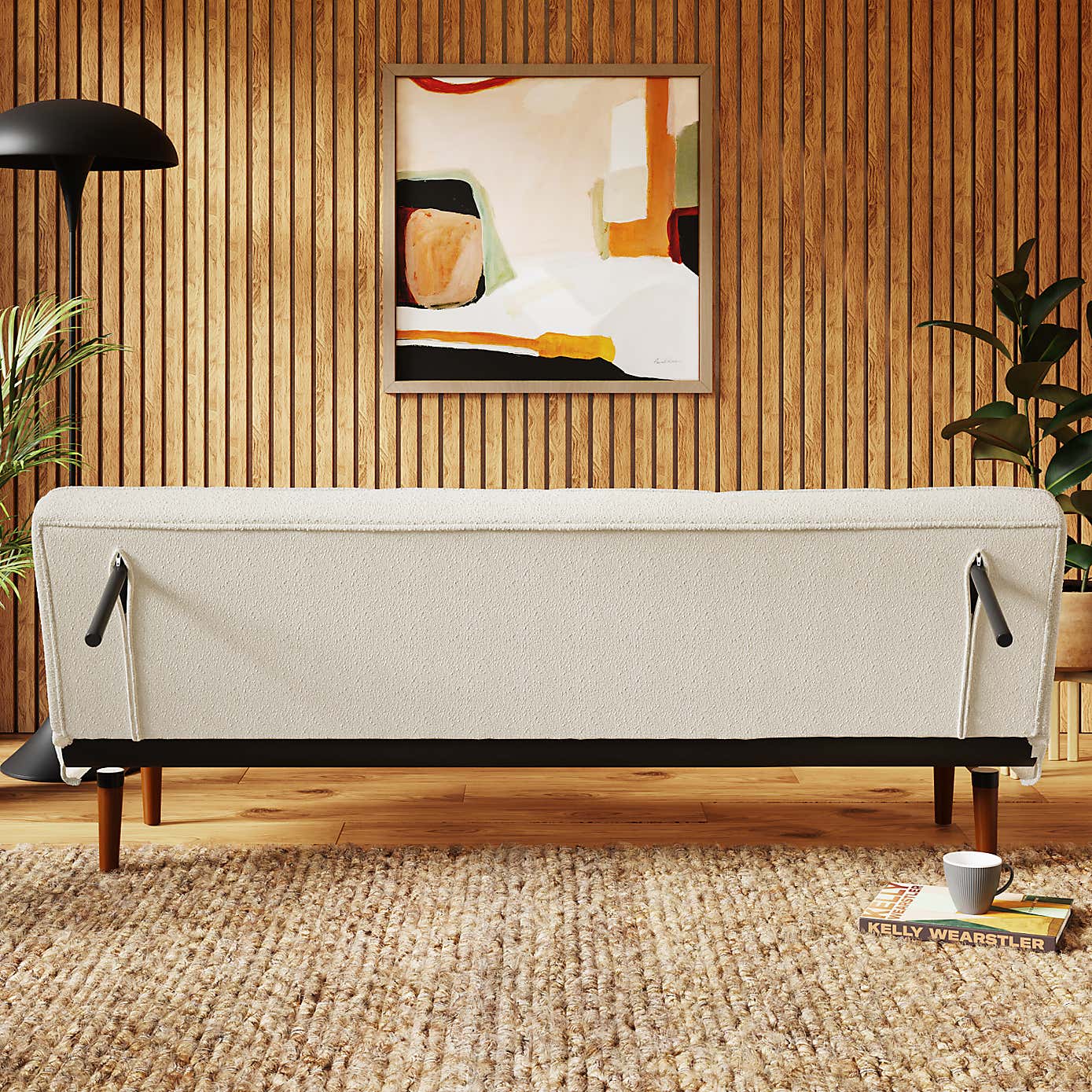 Niko Boucle 3 Seater Clic Clac Sofa Bed
