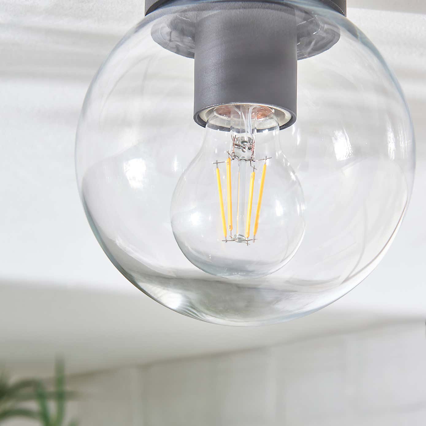 Sligo Industrial Flush Outdoor Ceiling Light