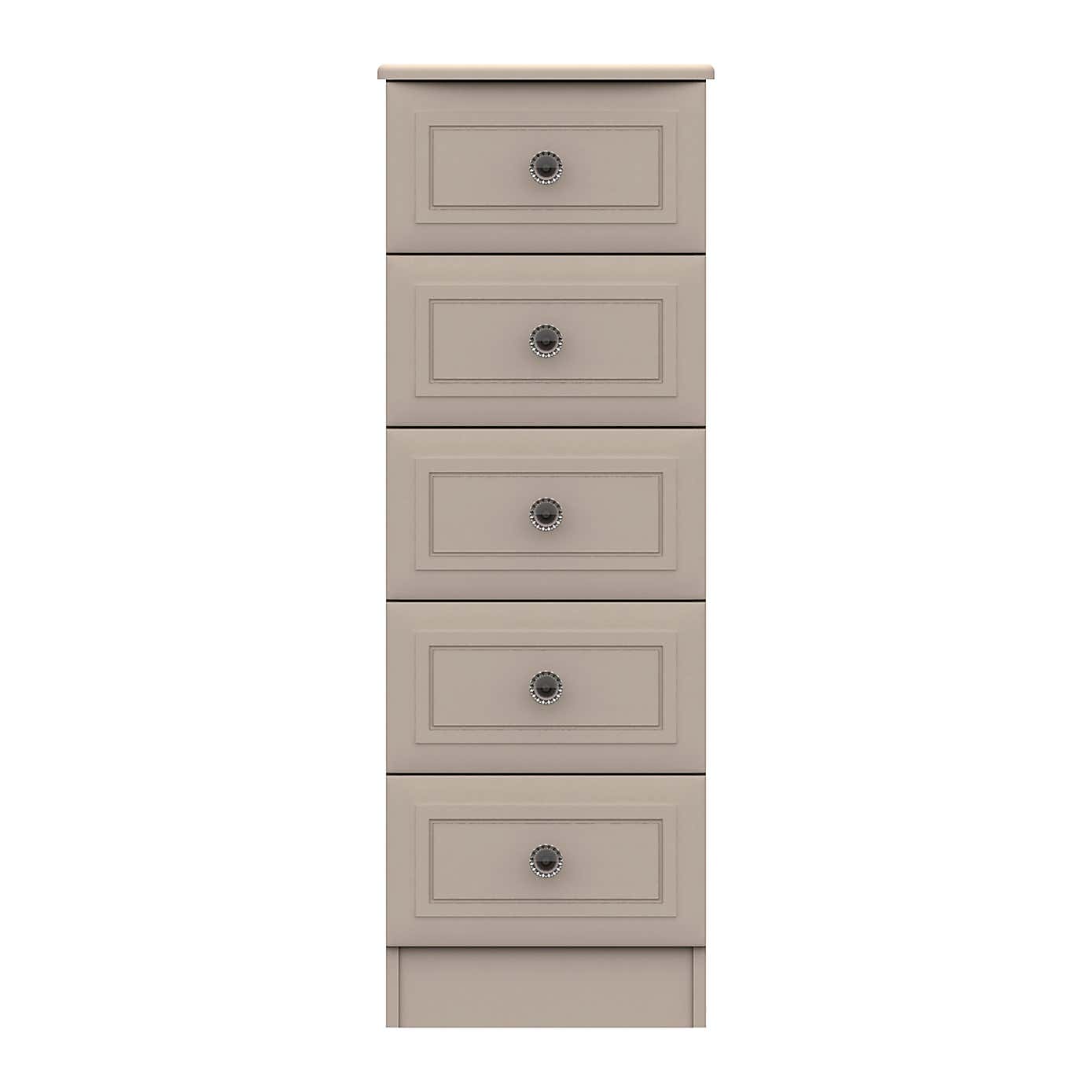 Portia 5 Drawer Tallboy