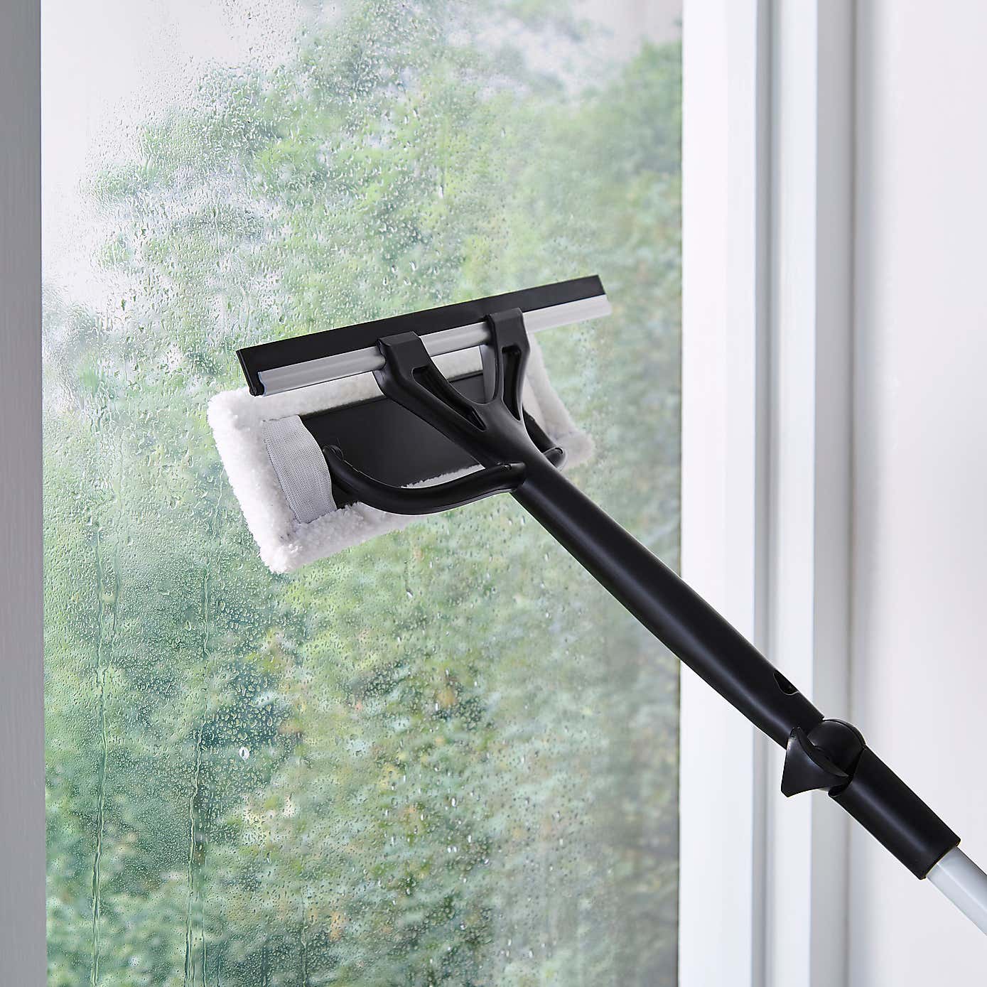Easy Reach 2in1 Window Cleaner with Extendable Handle