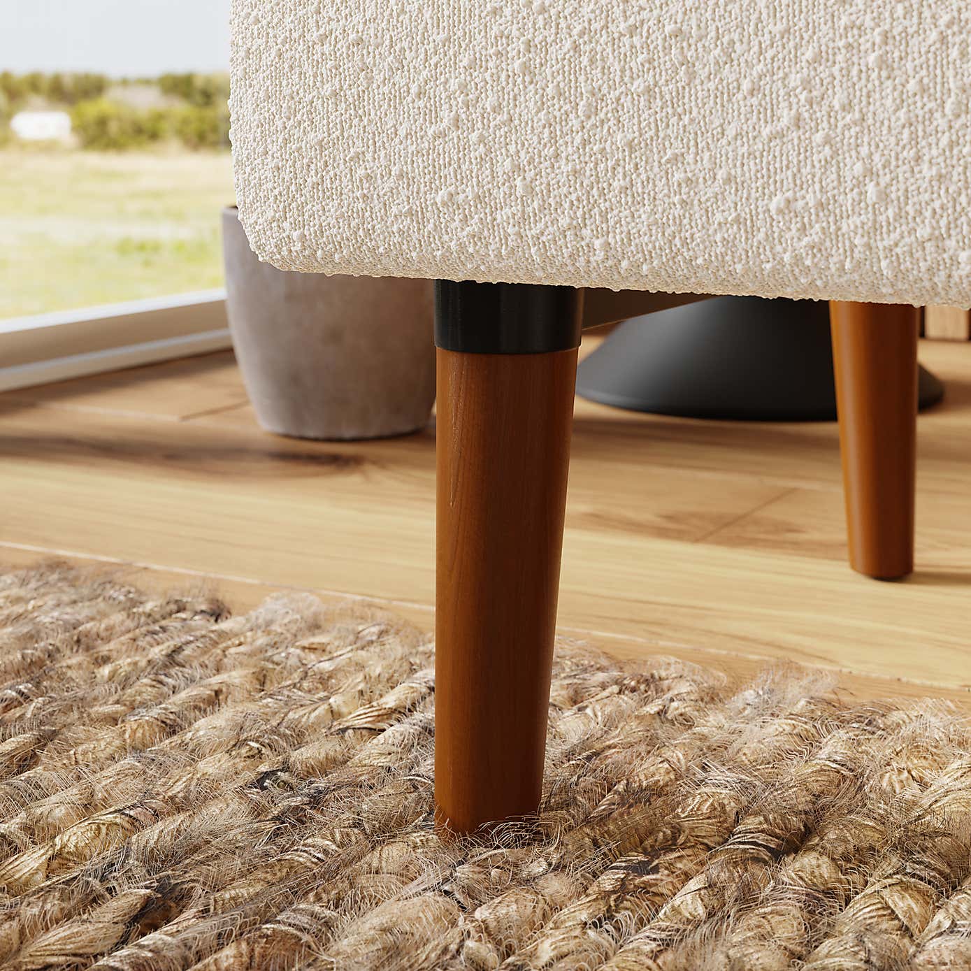 Niko Boucle 3 Seater Clic Clac Sofa Bed