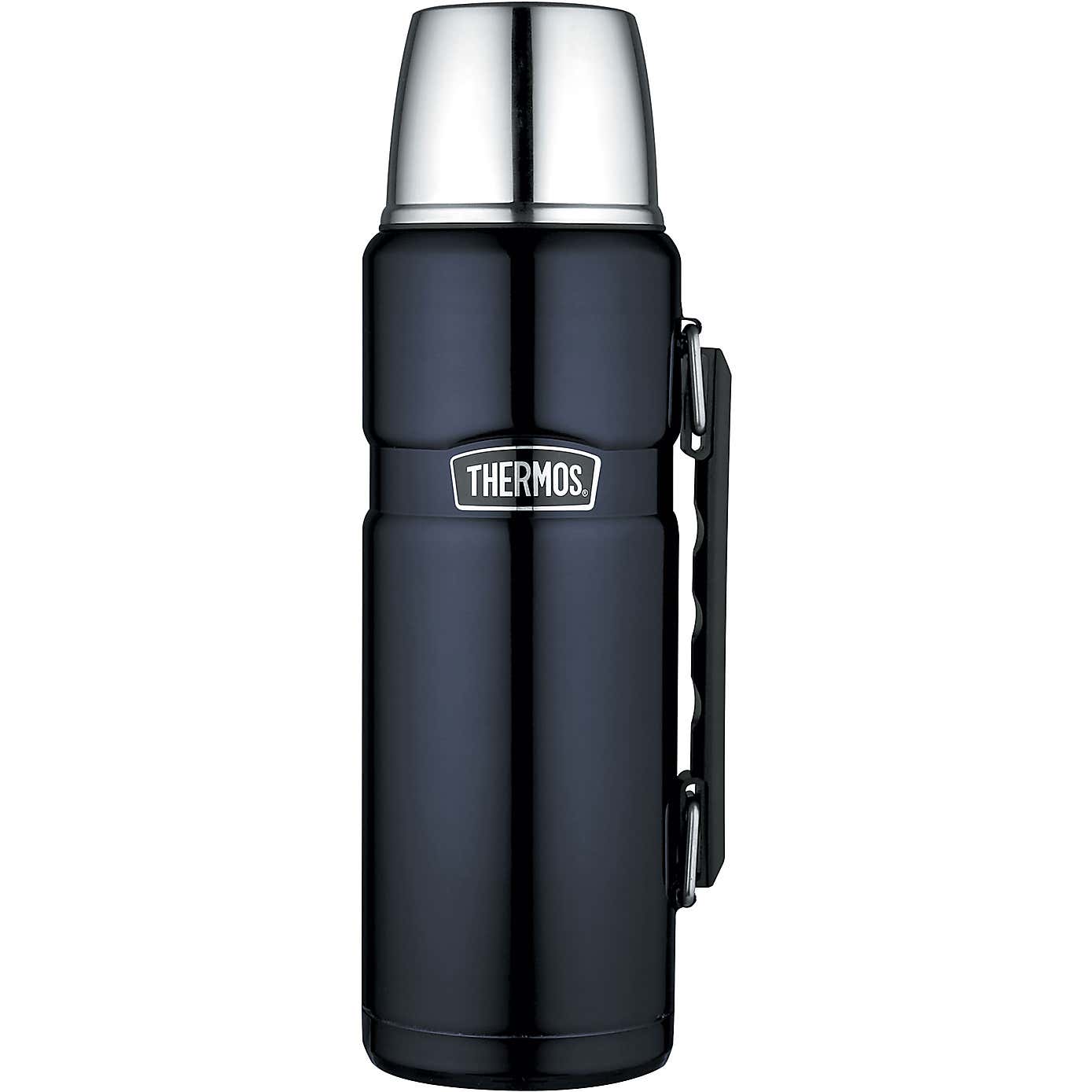 Thermos 1.2L Blue Stainless Steel Flask